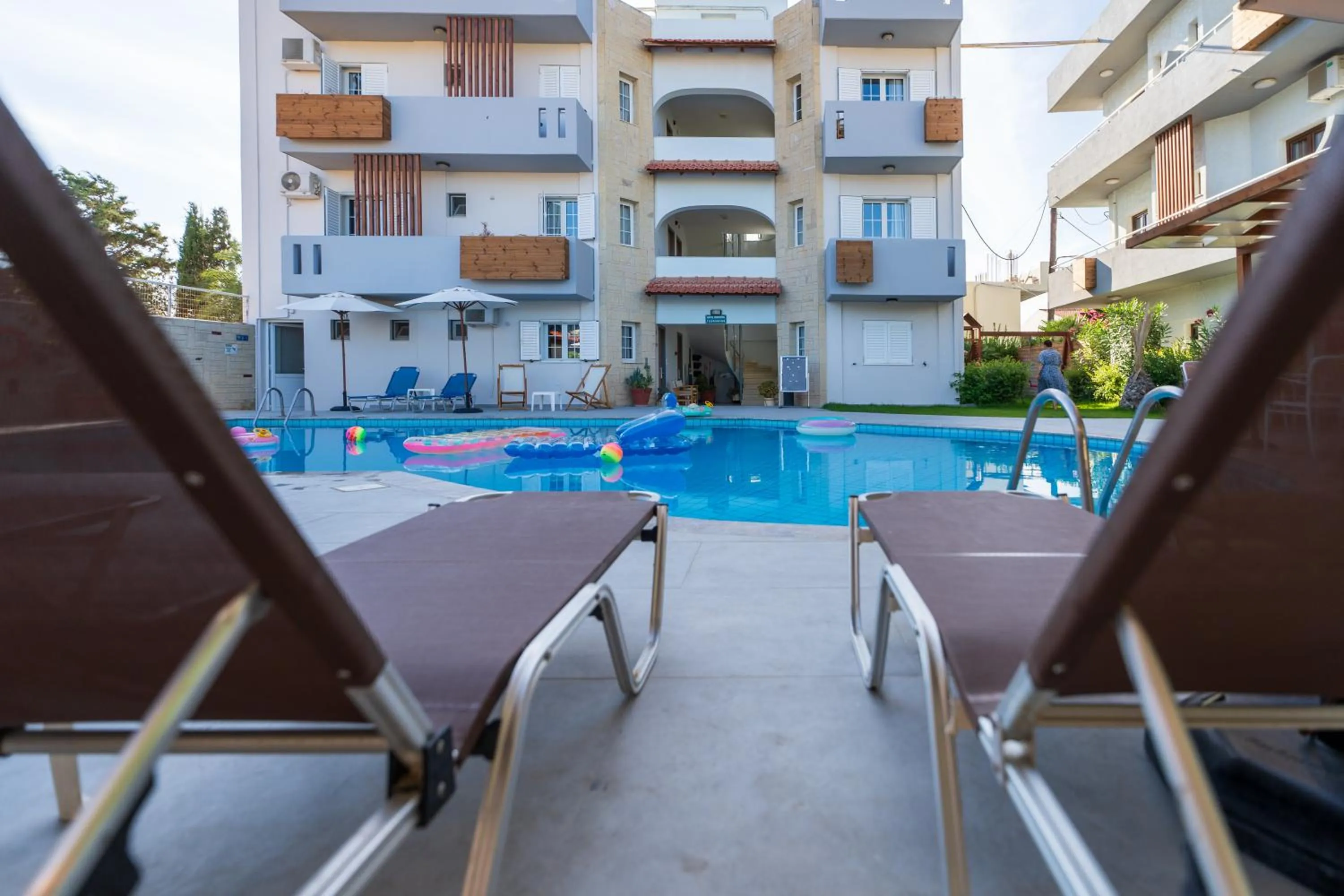 Property building in Dimitra Hotel & Apartments by Omilos Hotels