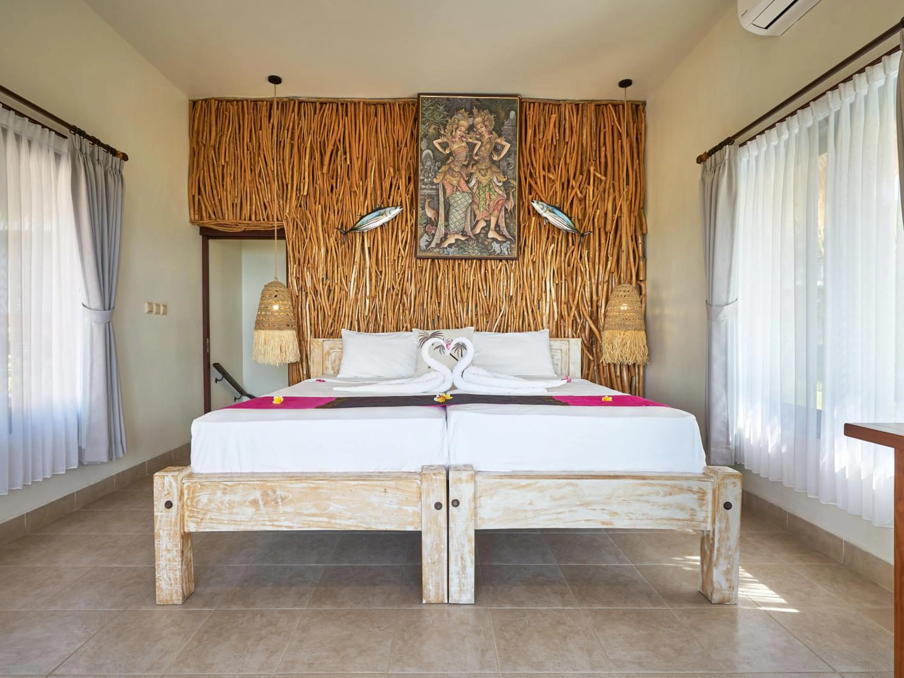 Bed in Onlyou Villas