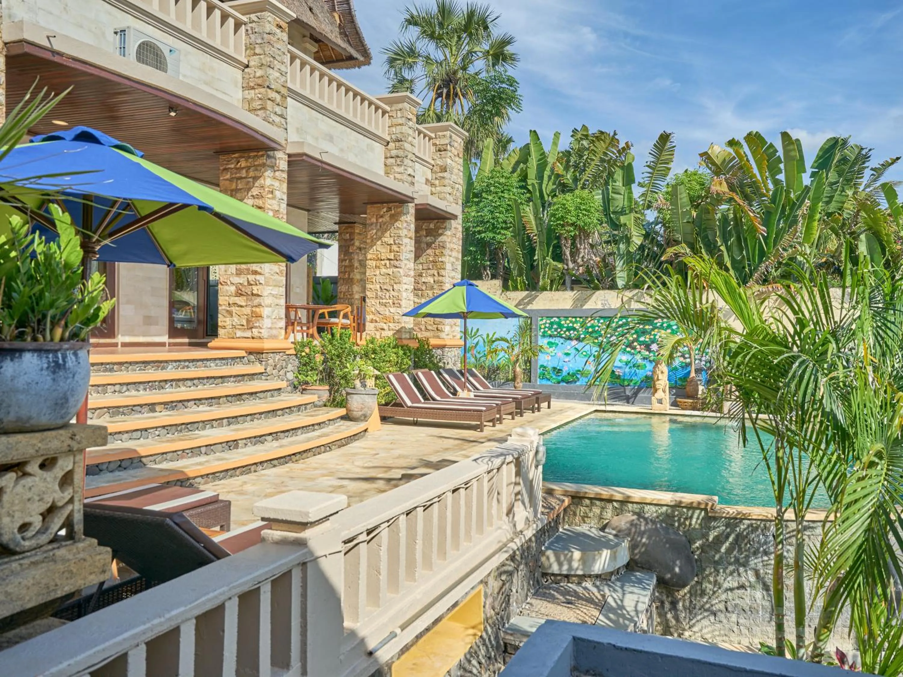 Pool view in Onlyou Villas
