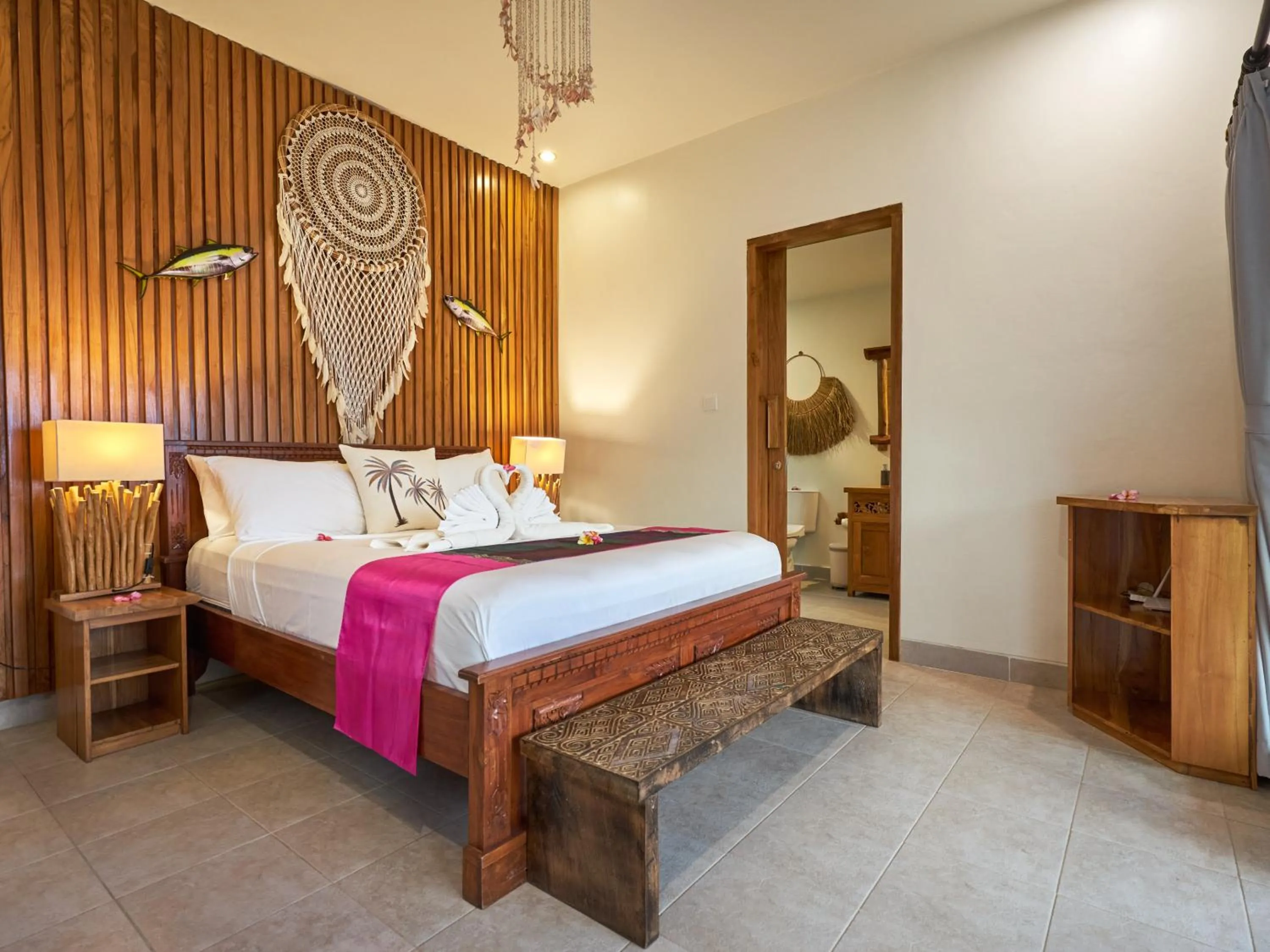 Bed in Onlyou Villas