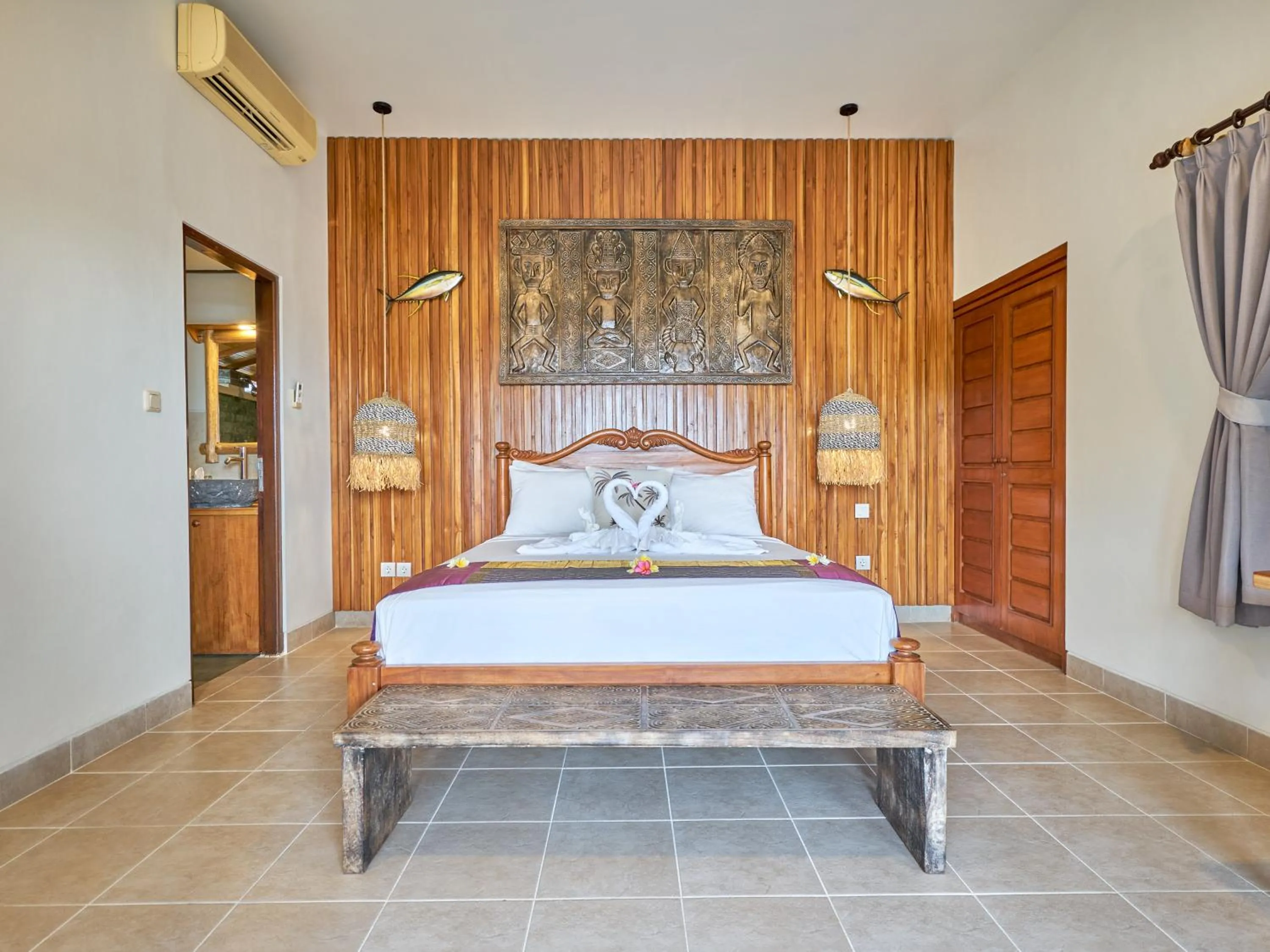 Bed in Onlyou Villas