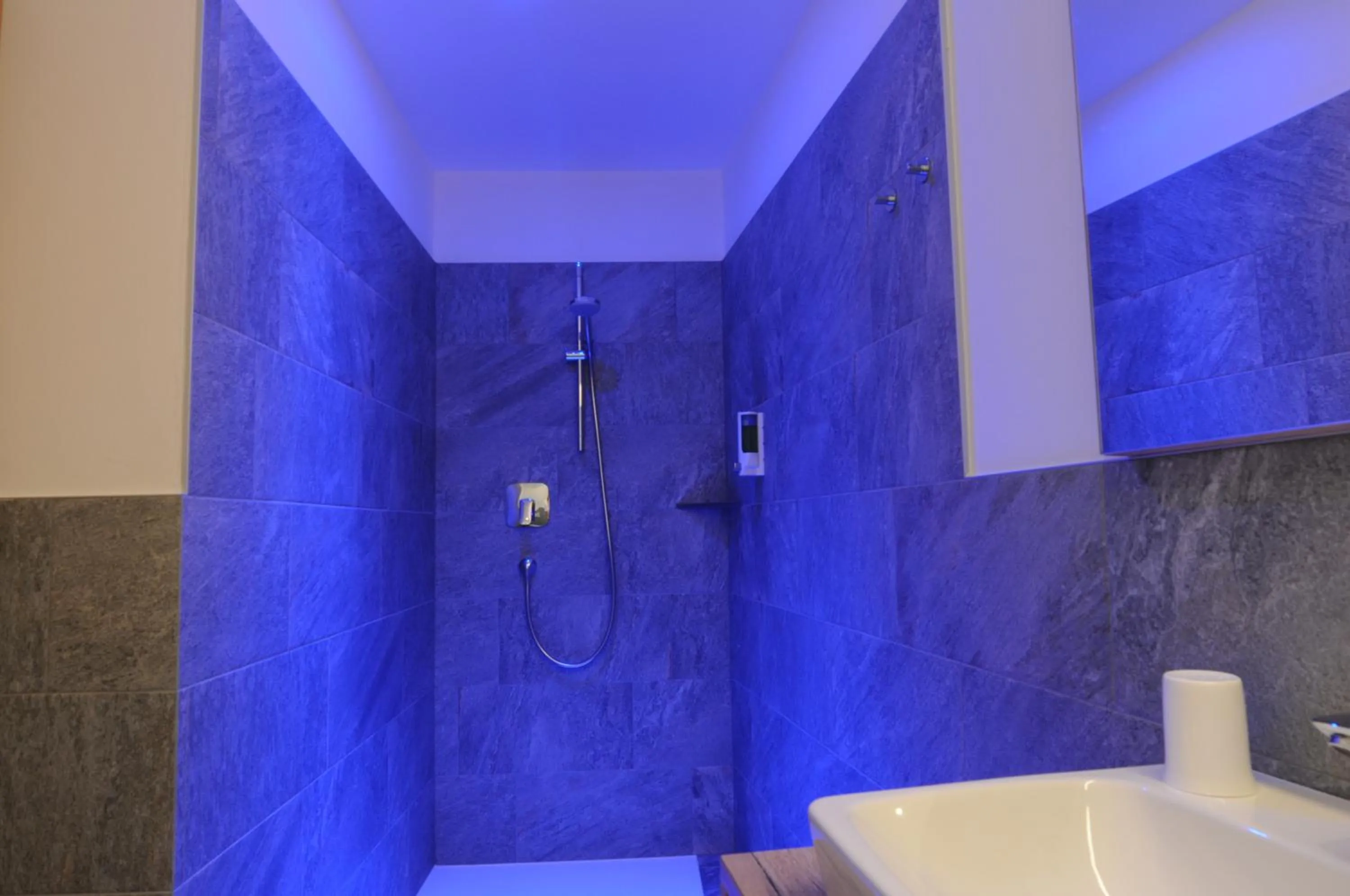 Bathroom in Naturhotel Haller