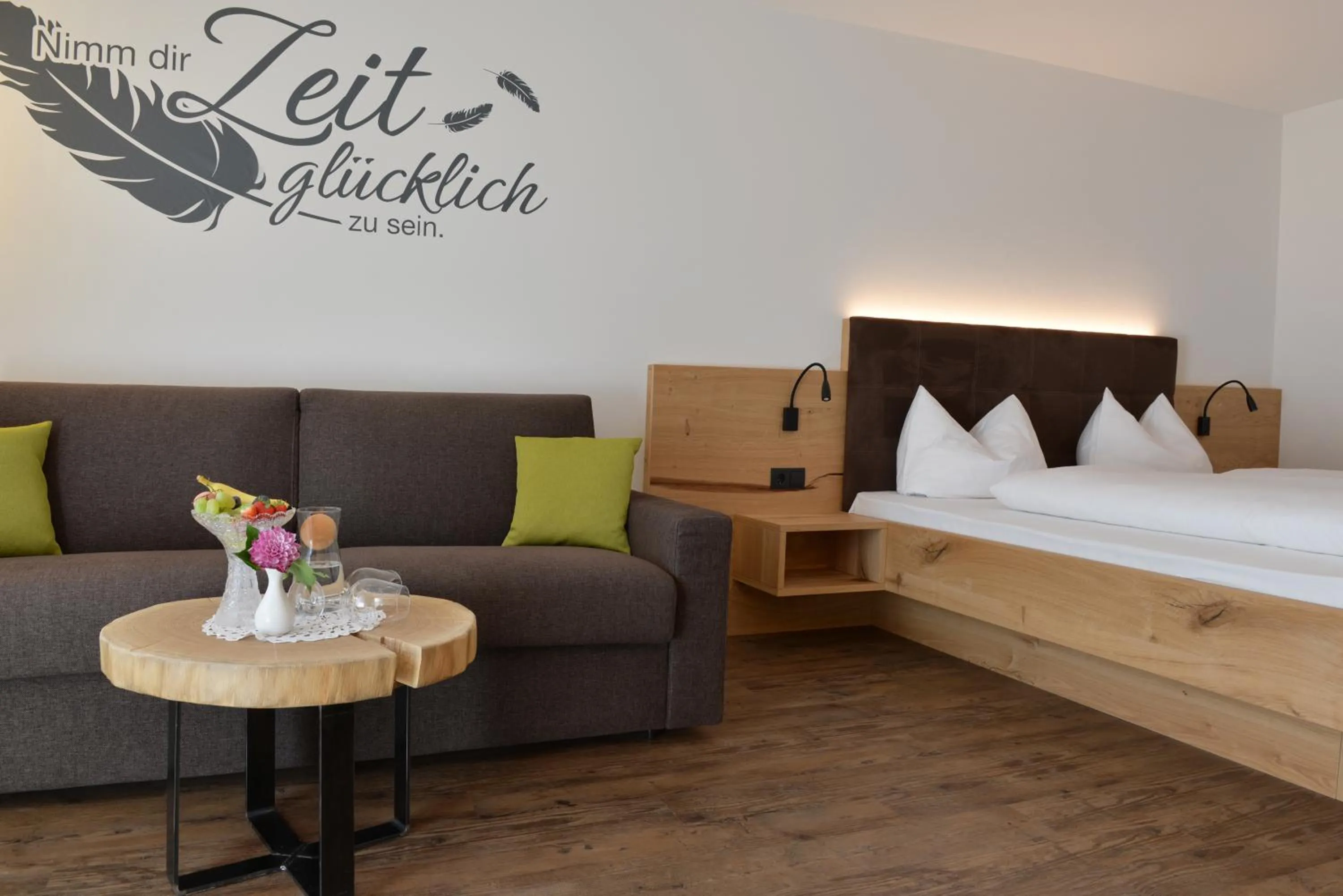 Decorative detail, Bed in Naturhotel Haller