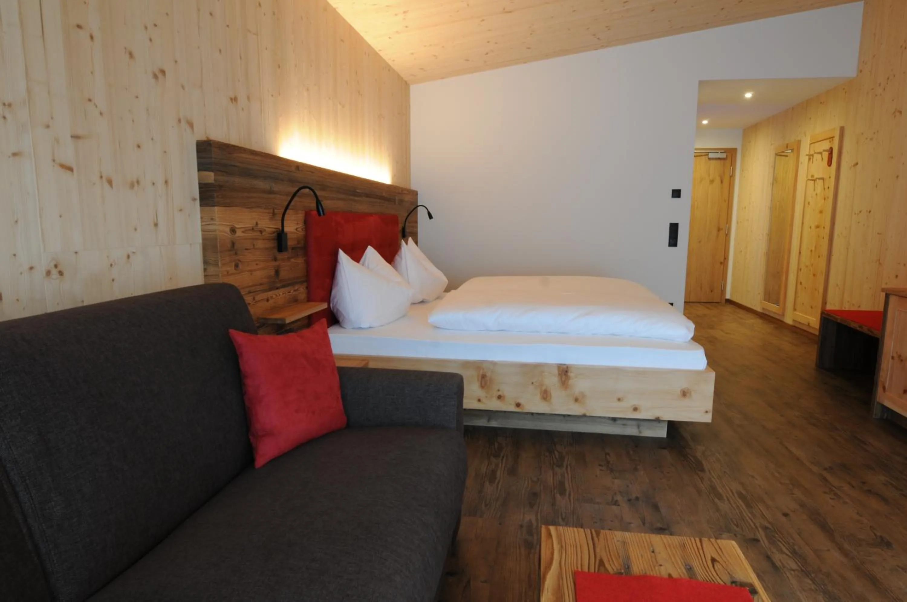 Photo of the whole room, Bed in Naturhotel Haller
