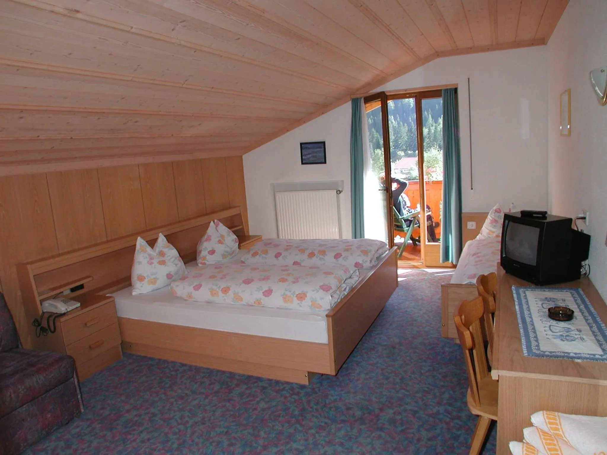 Bed in Naturhotel Haller