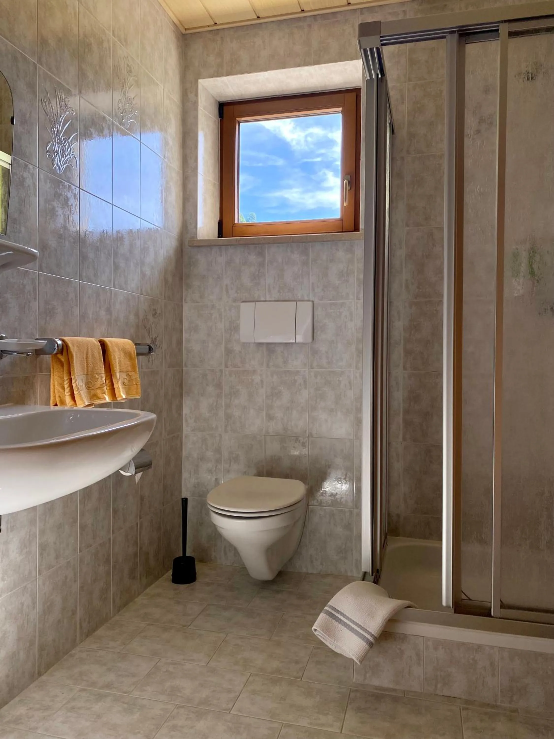 Bathroom in Naturhotel Haller