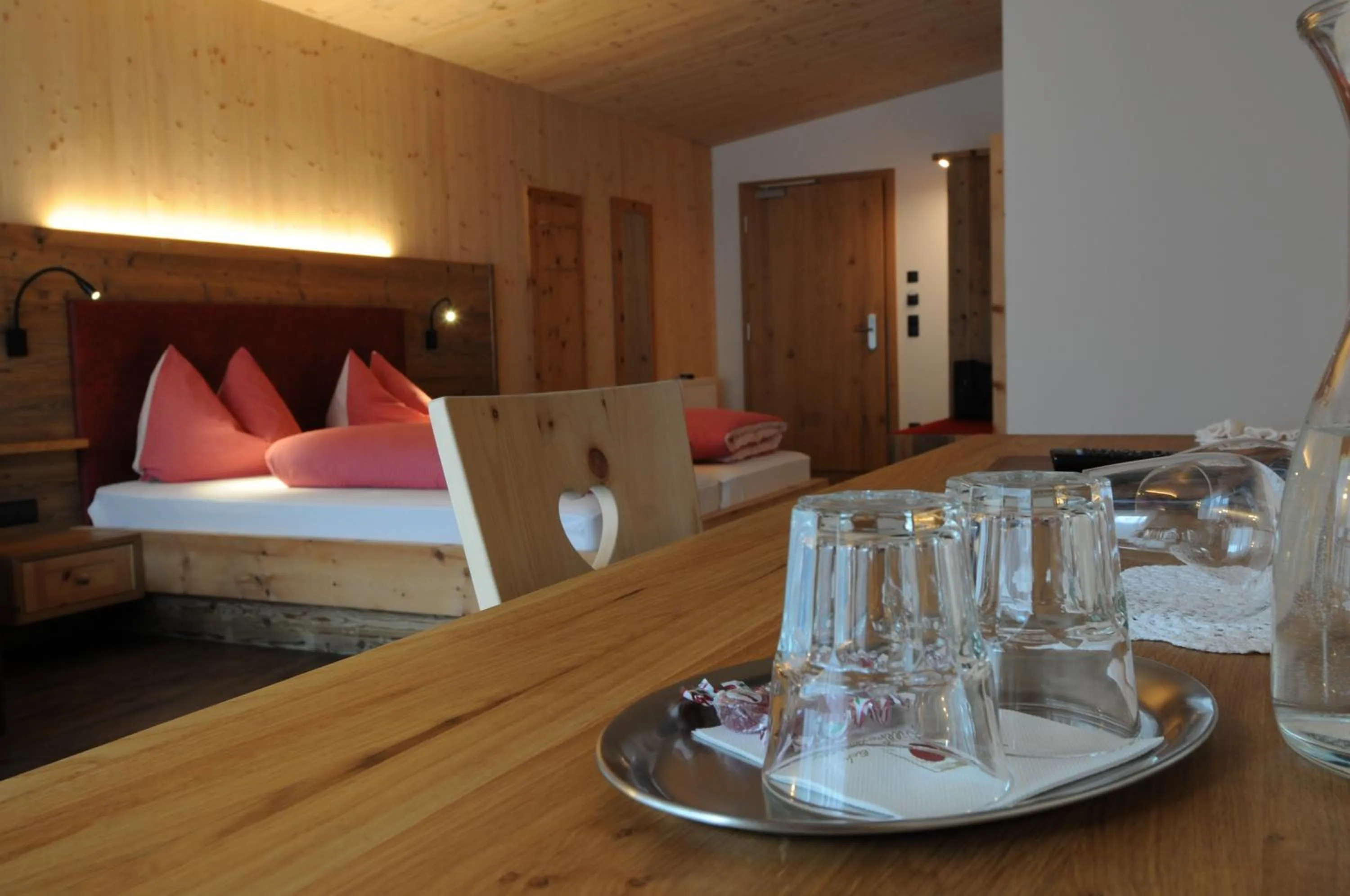 Decorative detail, Bed in Naturhotel Haller