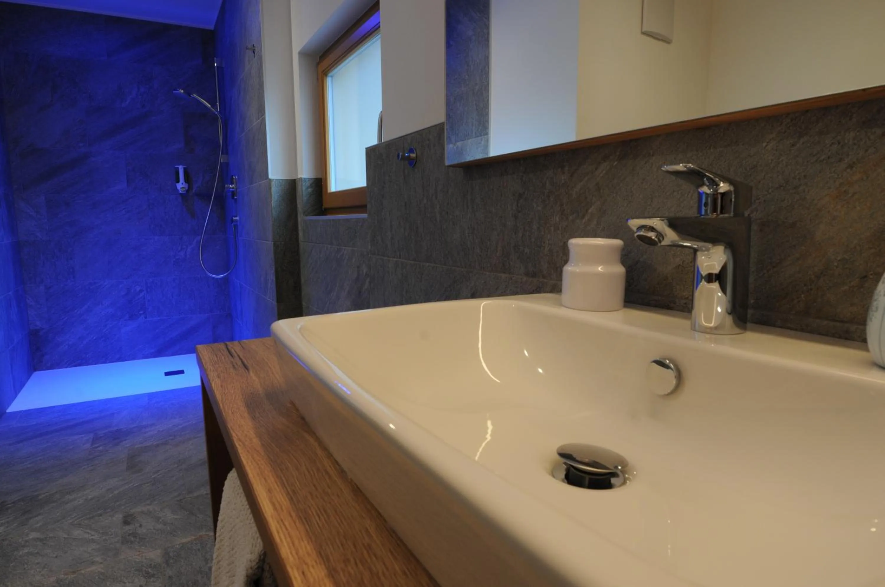 Bathroom in Naturhotel Haller