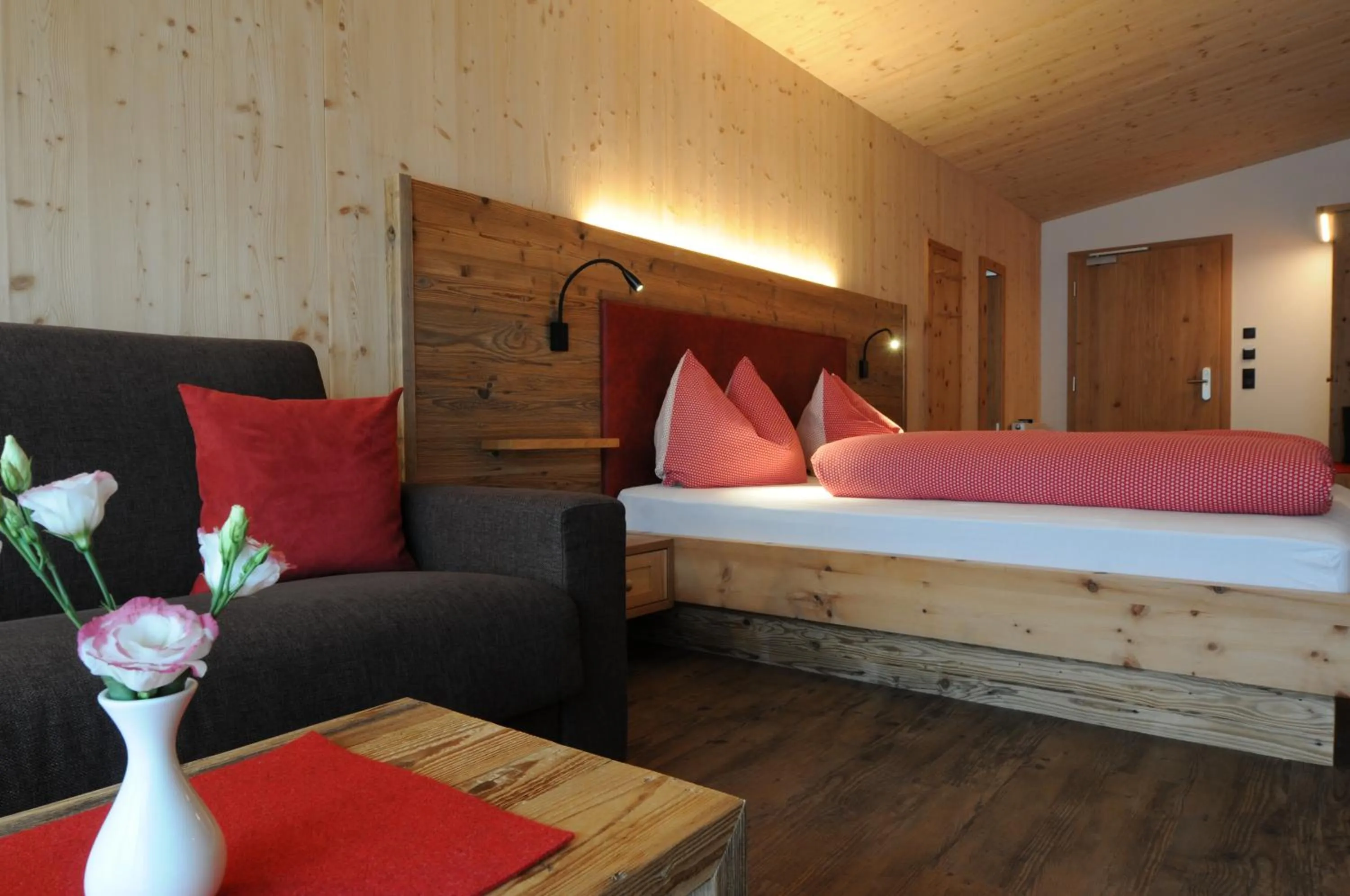 Bed in Naturhotel Haller