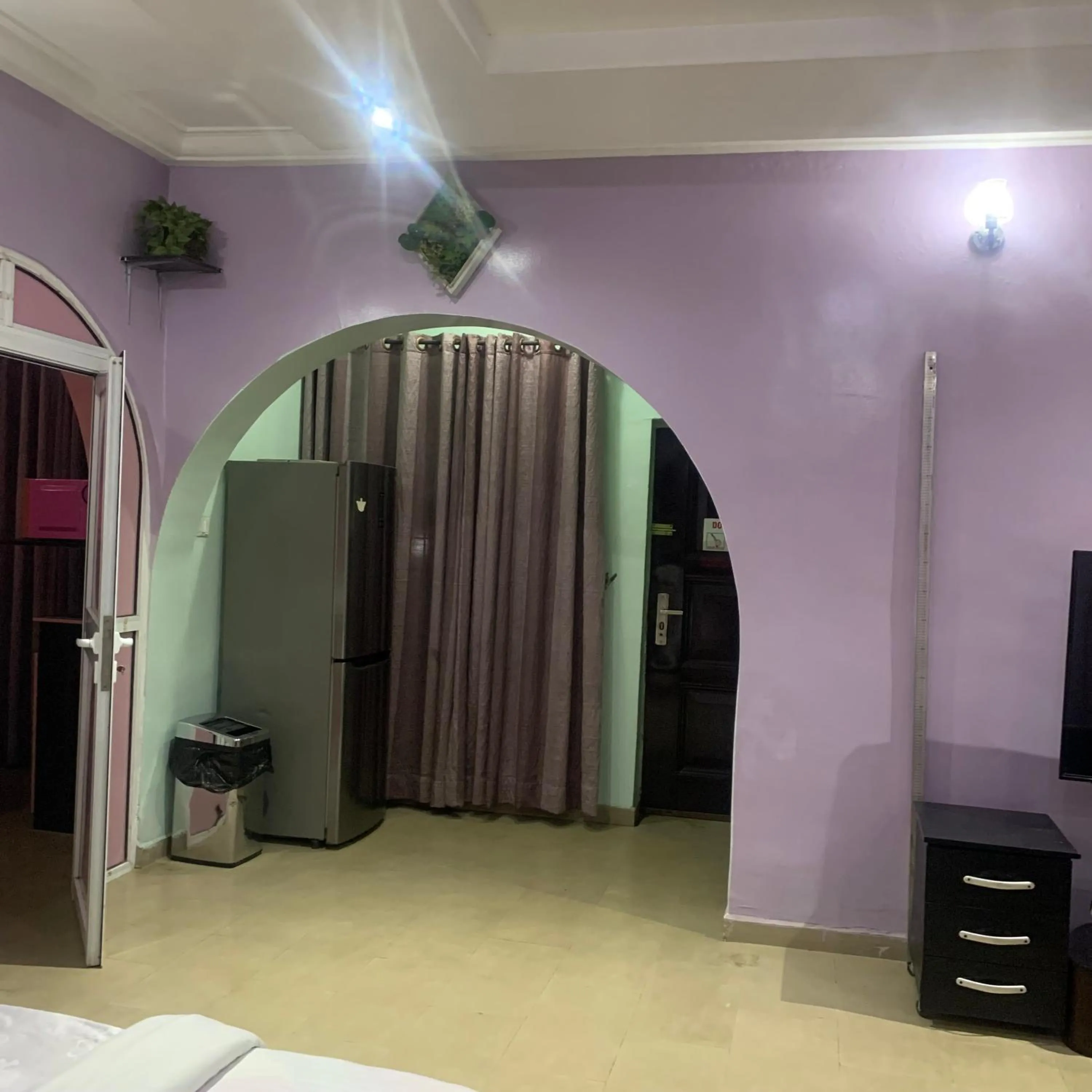 Decorative detail, Bed in Health Plaza Abuja