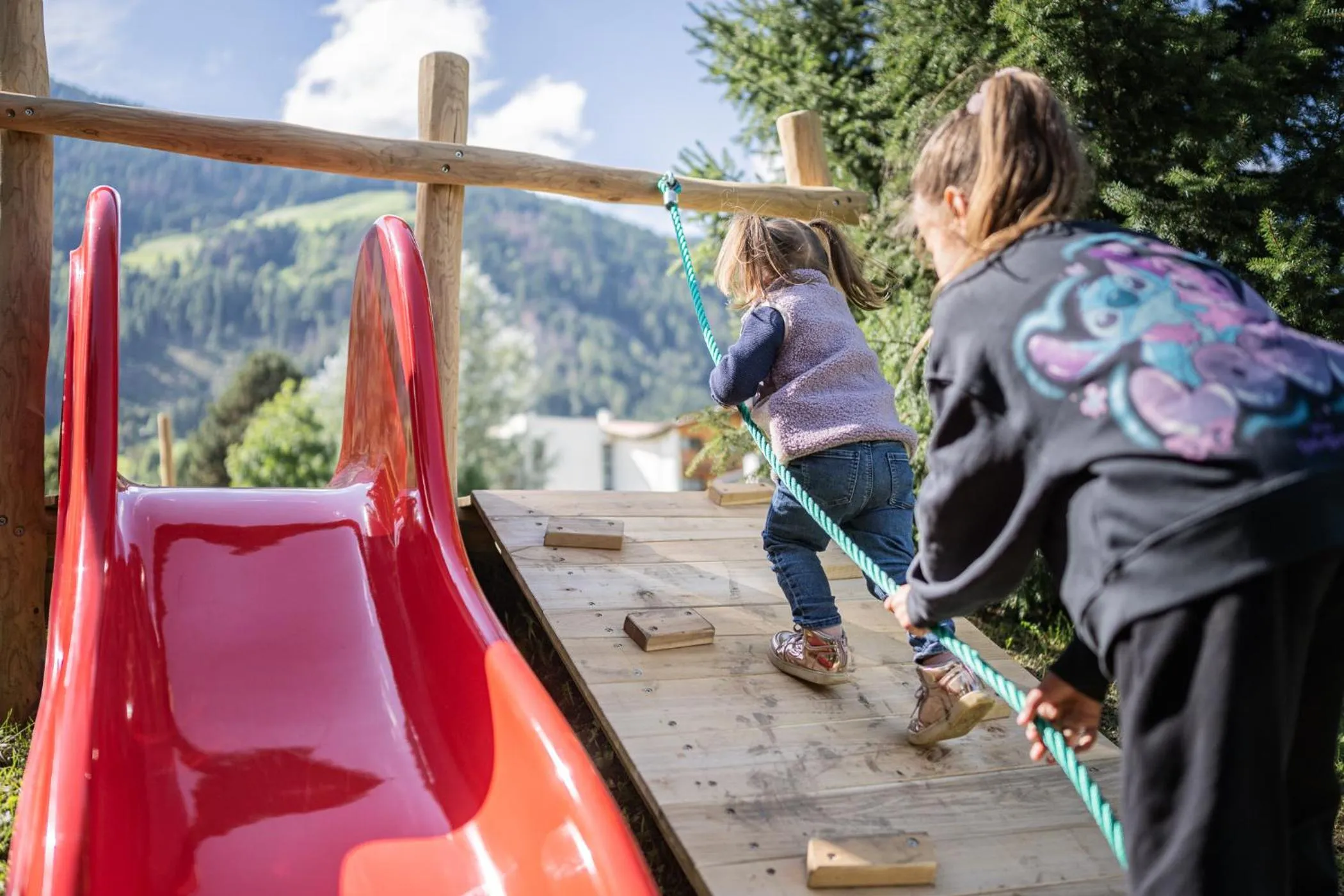 Children play ground in Wirtshaushotel Alpenrose