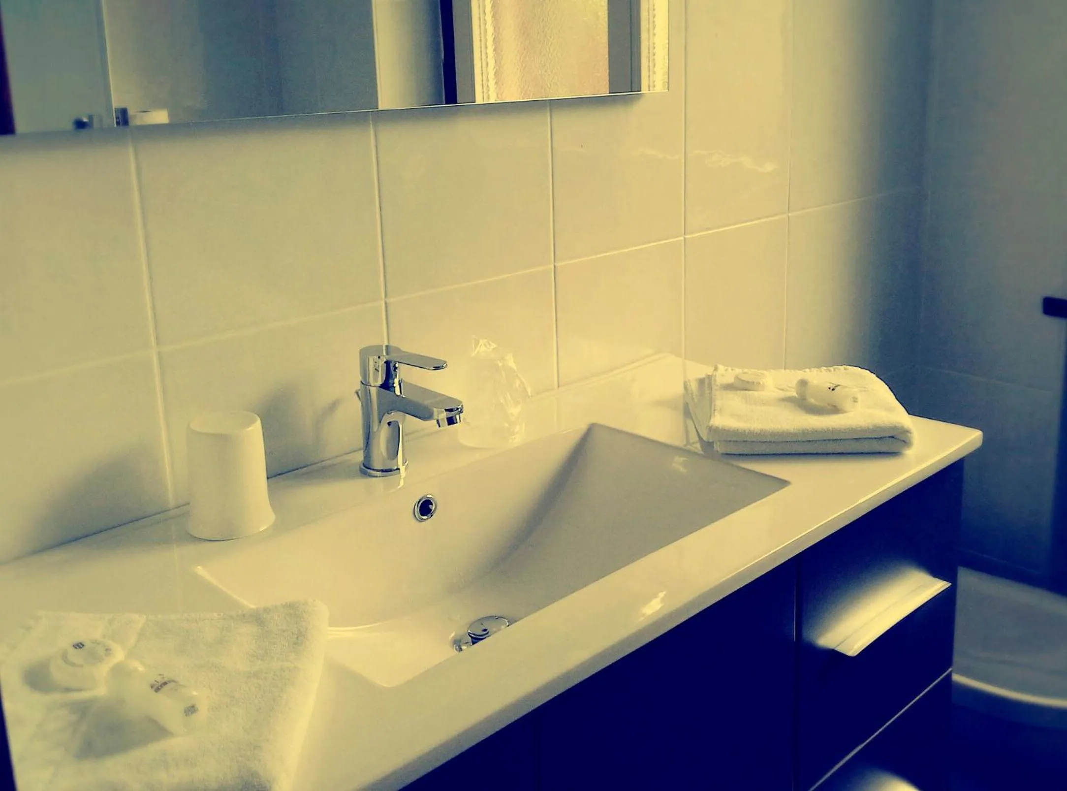 Bathroom in Hotel Bologna