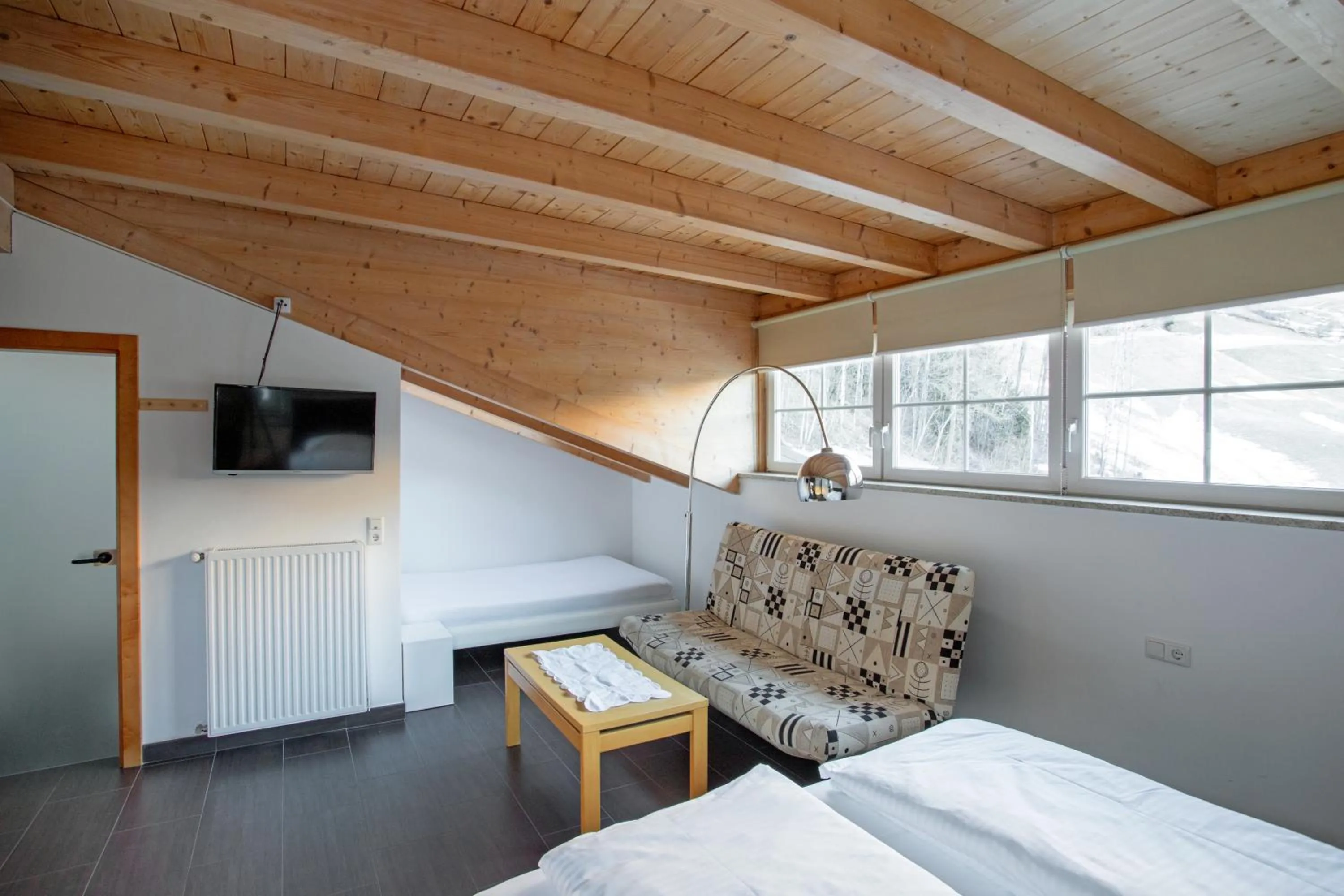 Living room, Bed in Residence Sonneck