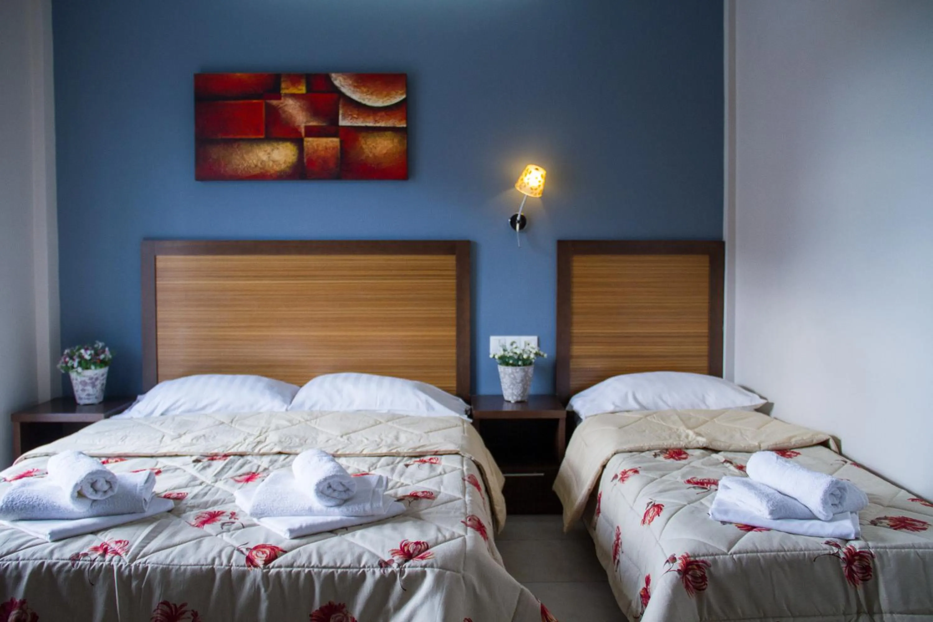 Bed in Hotel Rodon