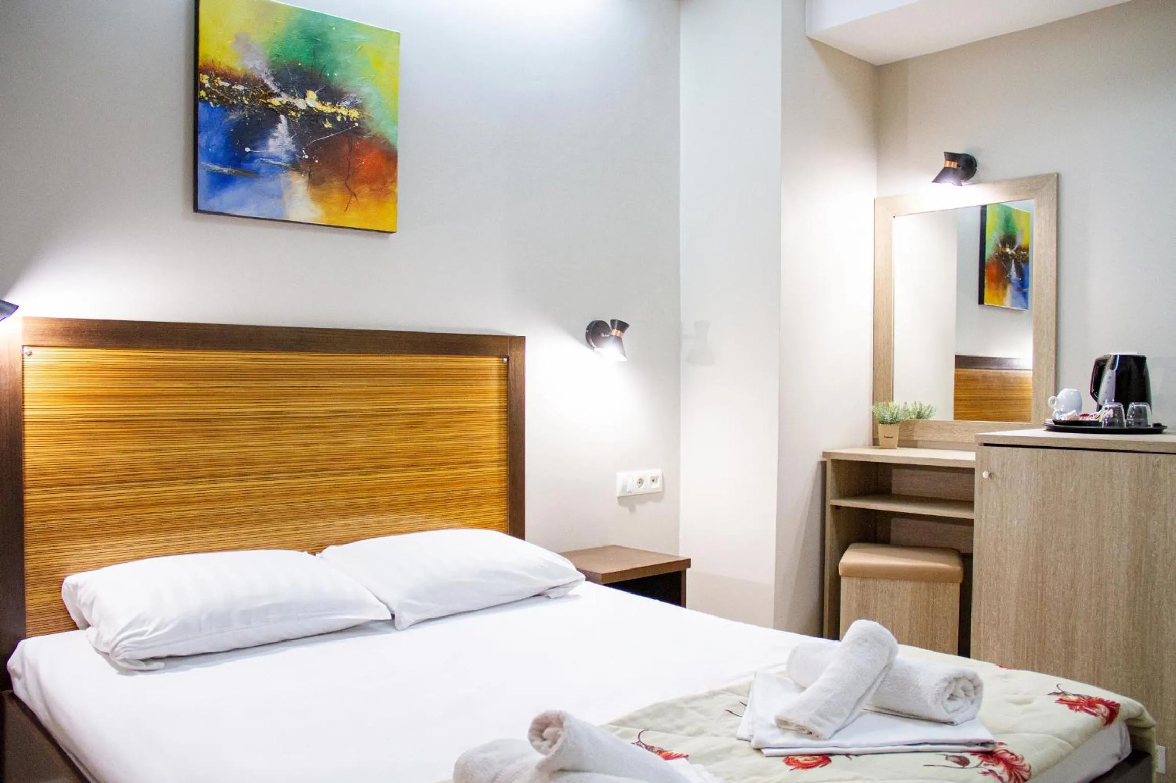 Bed in Hotel Rodon