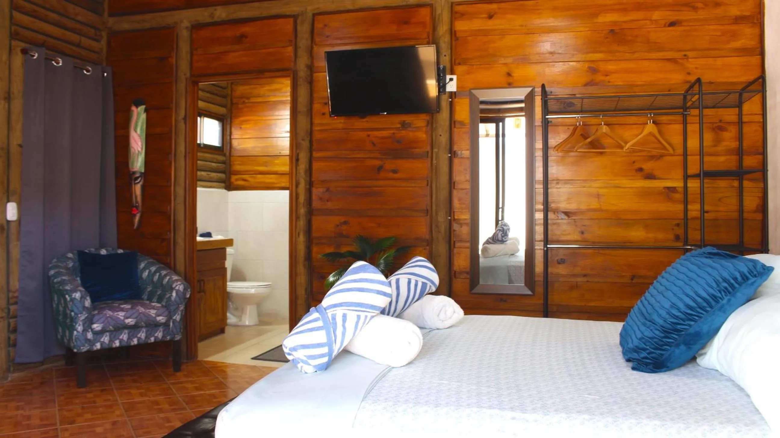 Bed in Bungalows Ballena