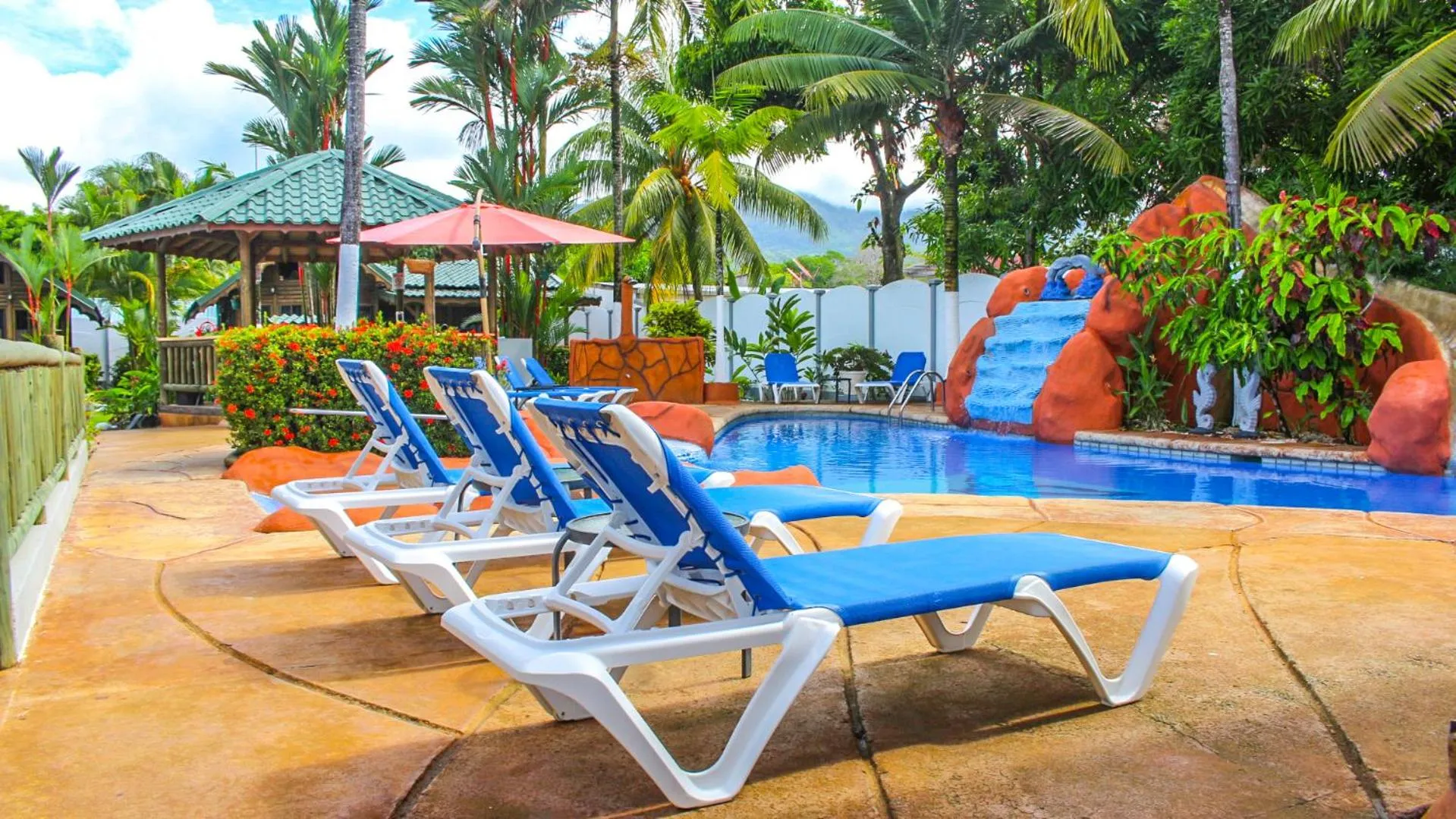 Patio in Bungalows Ballena