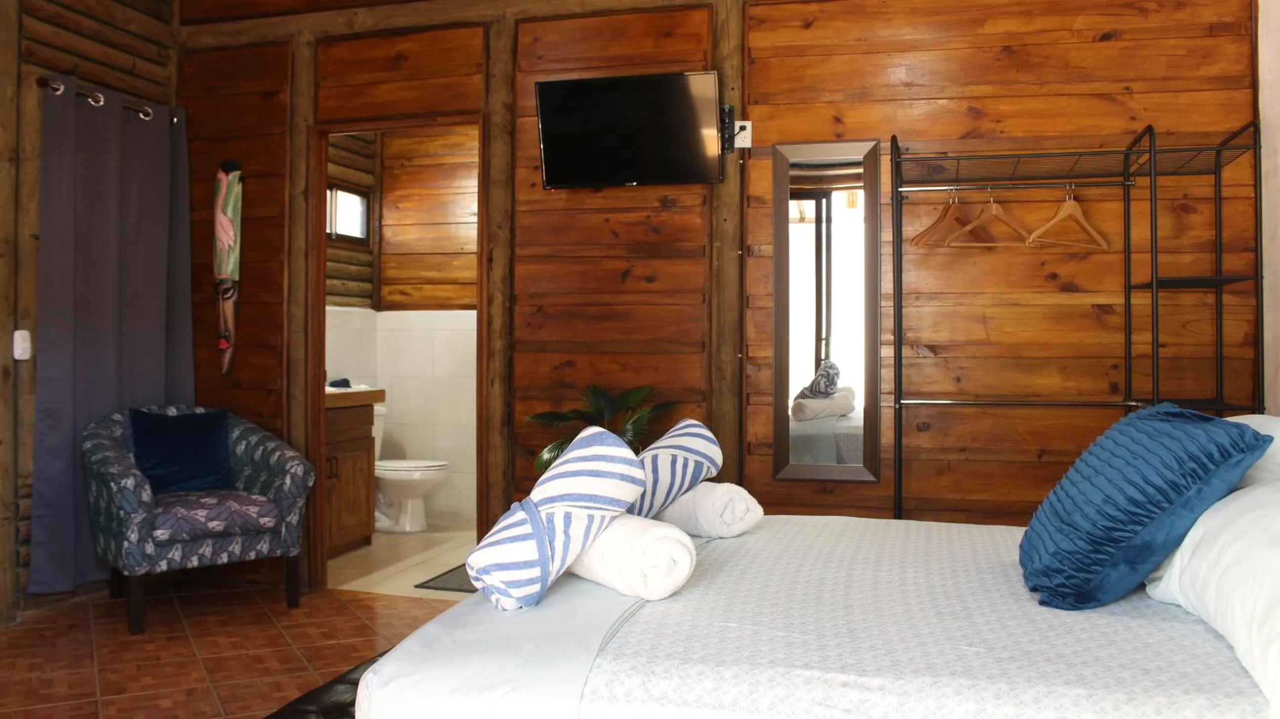 Bed in Bungalows Ballena