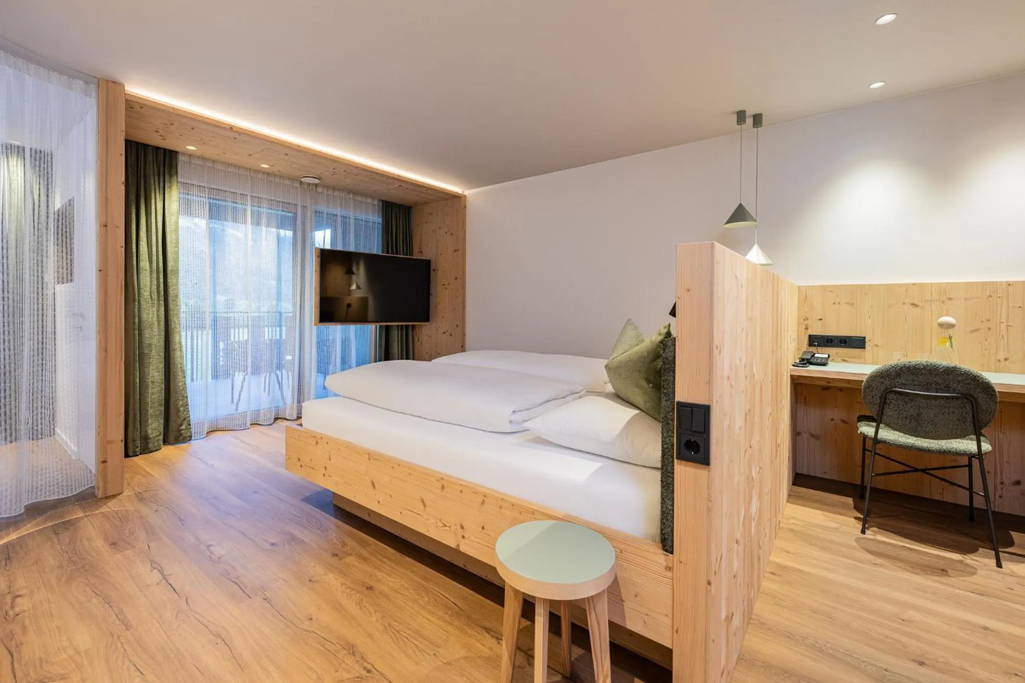 Bed in Hotel Anewandter