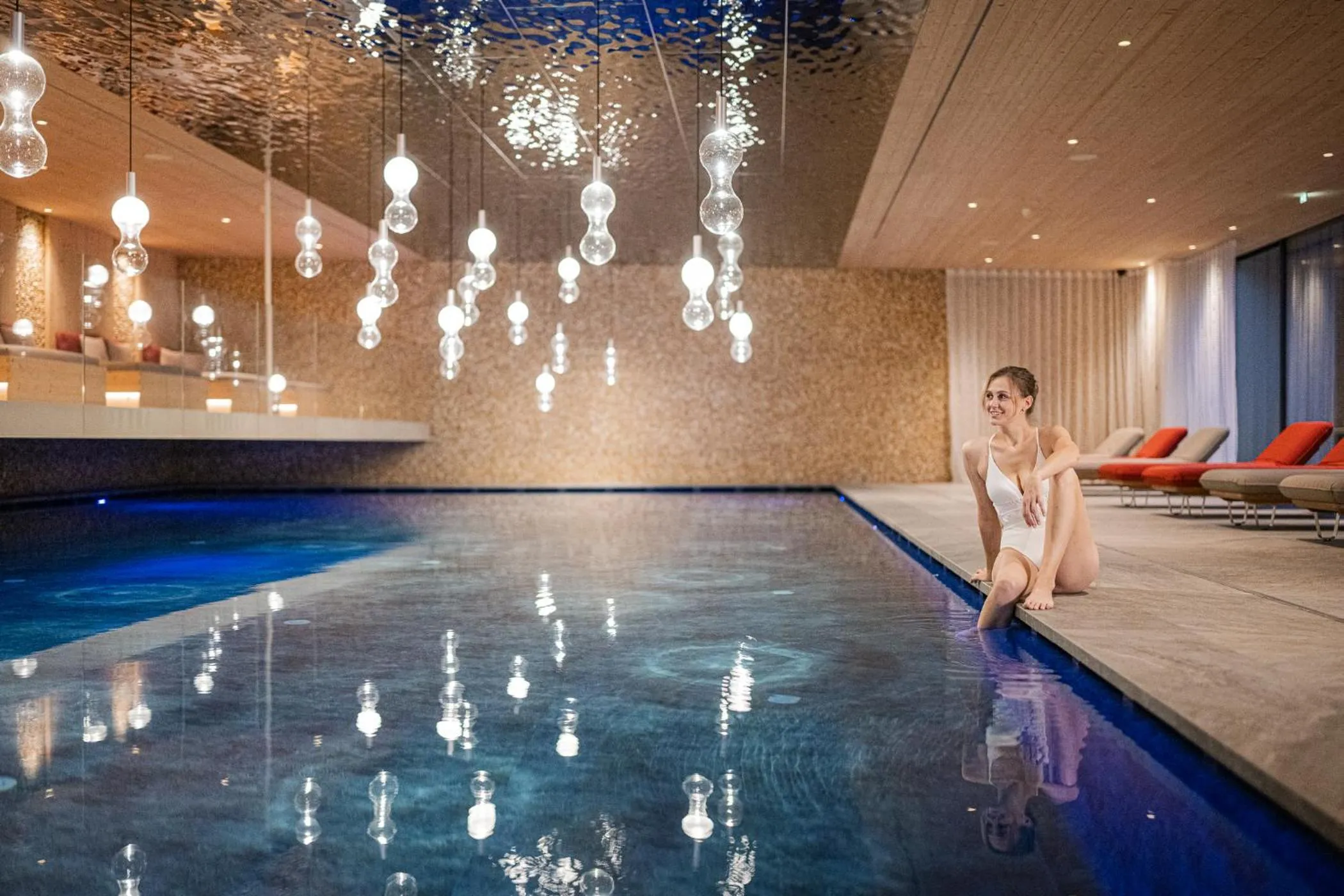 Pool view in Hotel Anewandter