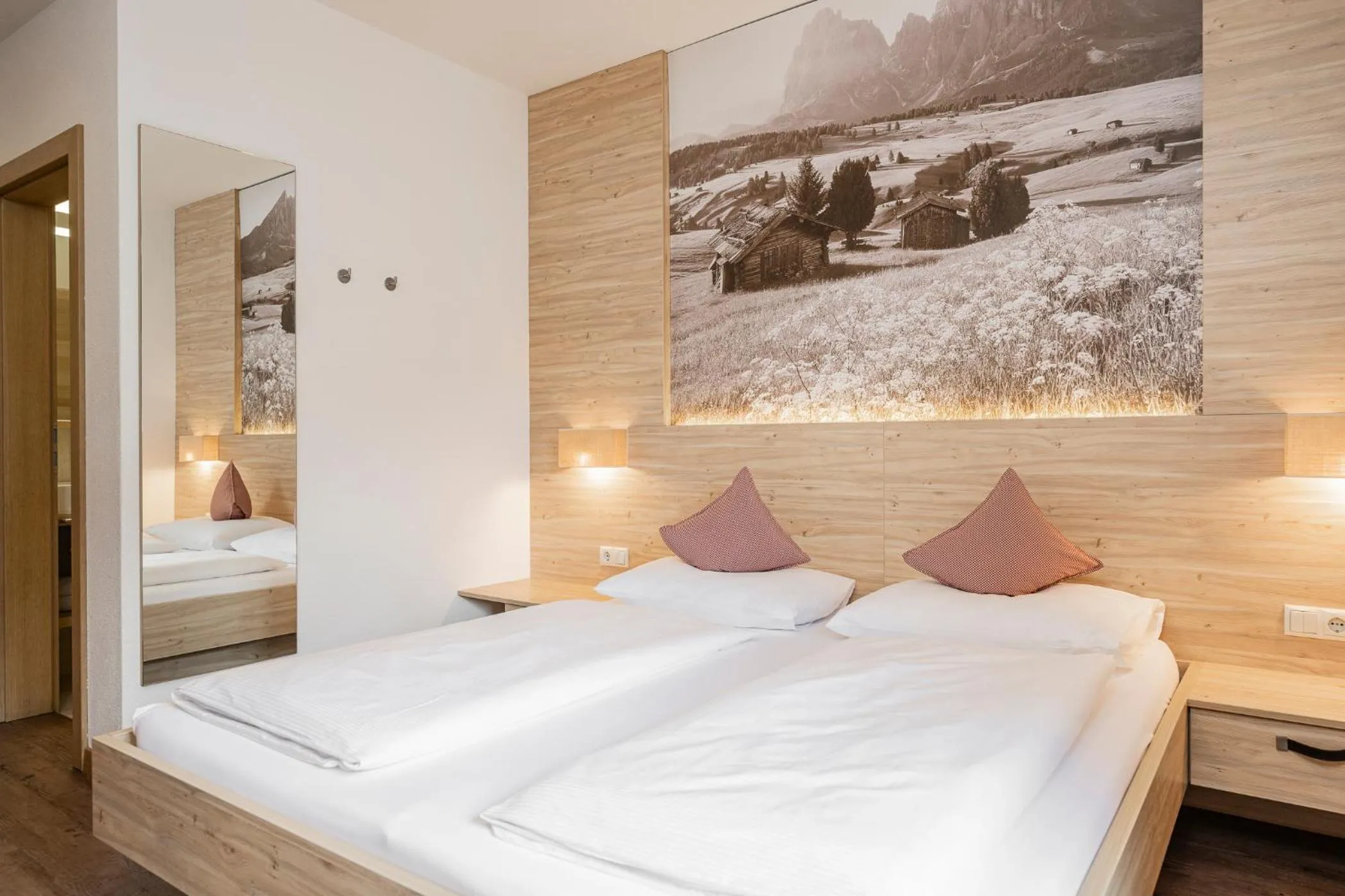 Bed in Hotel Anewandter