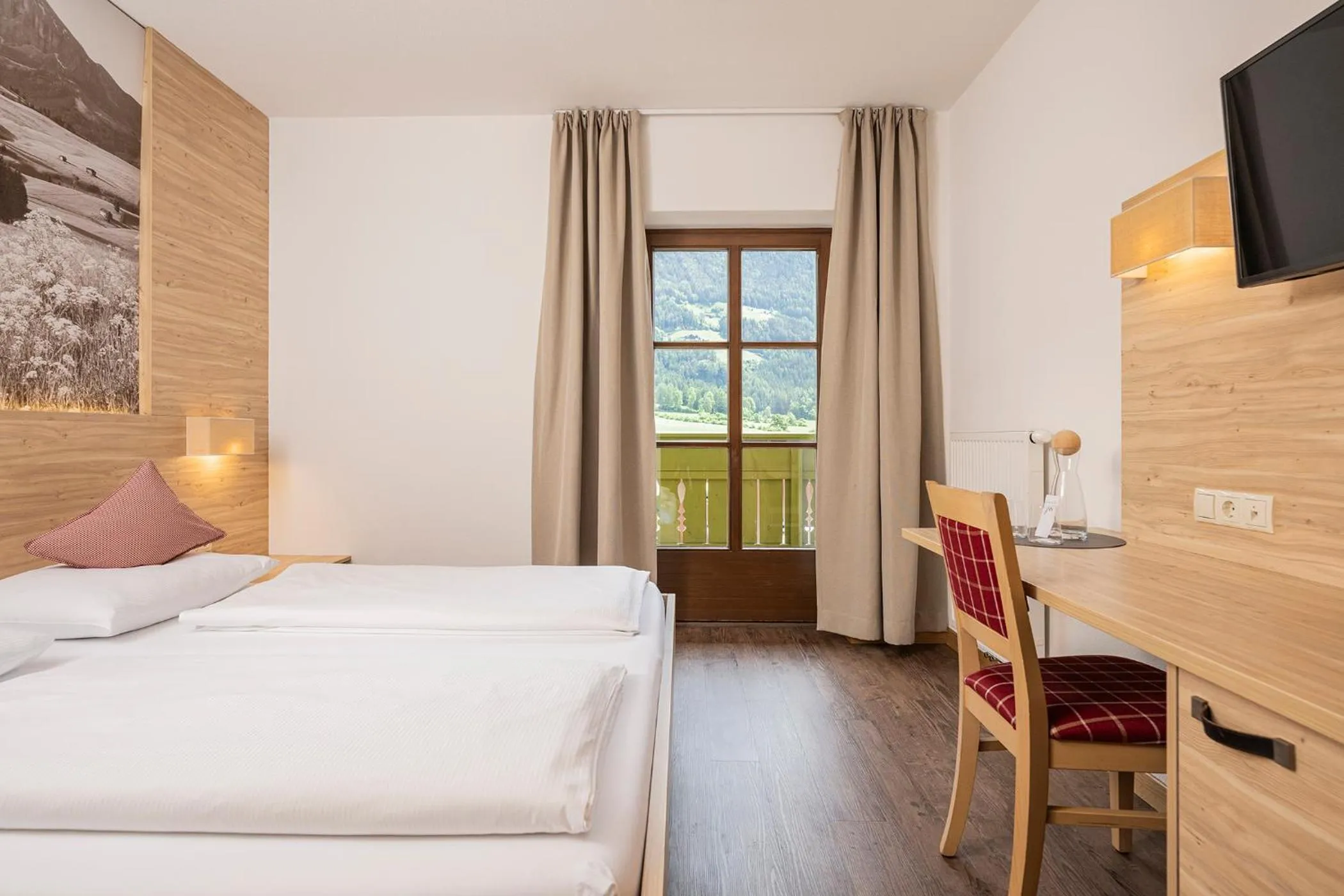 Bed in Hotel Anewandter