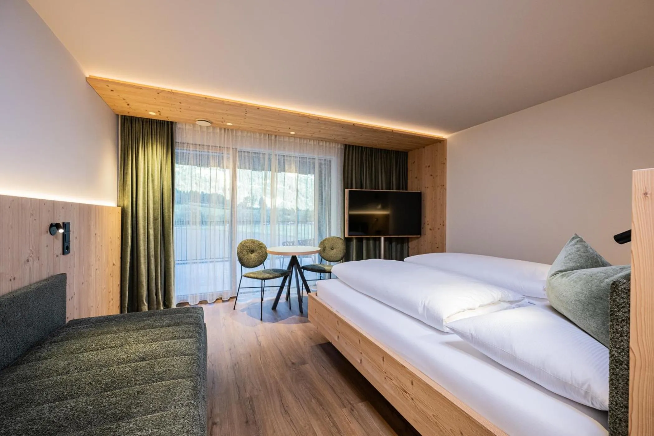 Bed in Hotel Anewandter