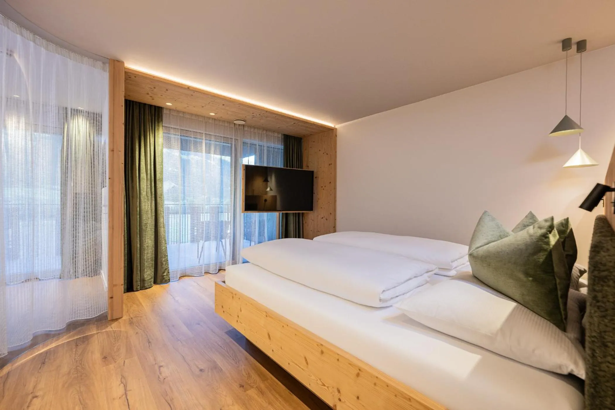 Bed in Hotel Anewandter