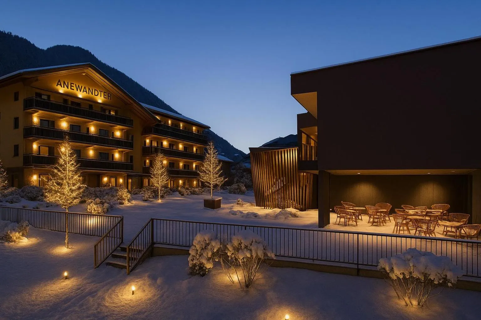 Garden in Hotel Anewandter