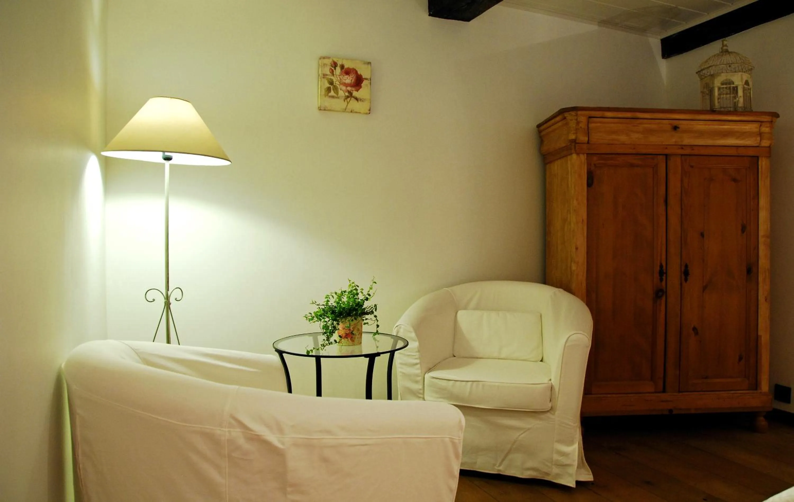 Seating area in B&B La Buissonniere