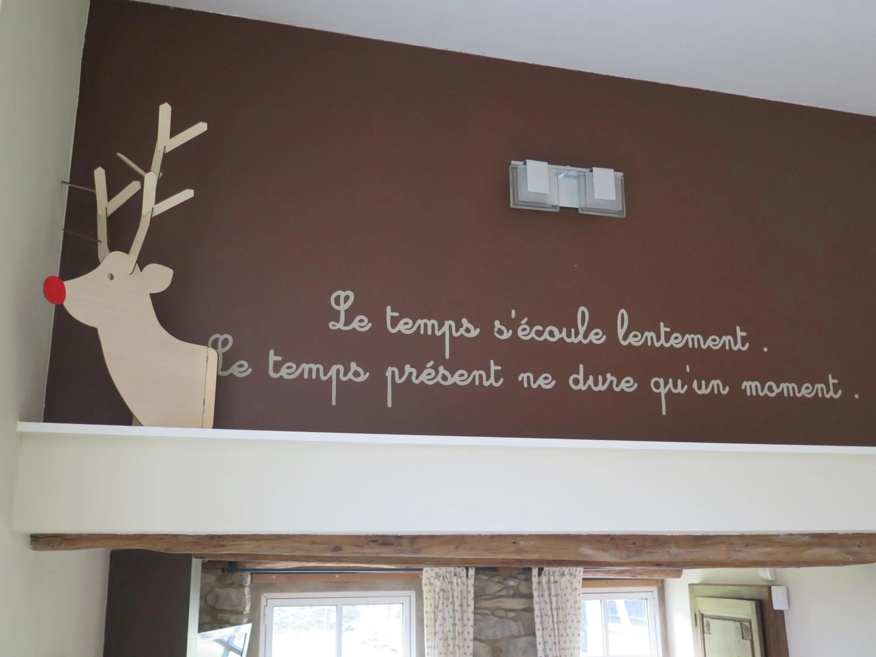 Decorative detail in B&B La Buissonniere