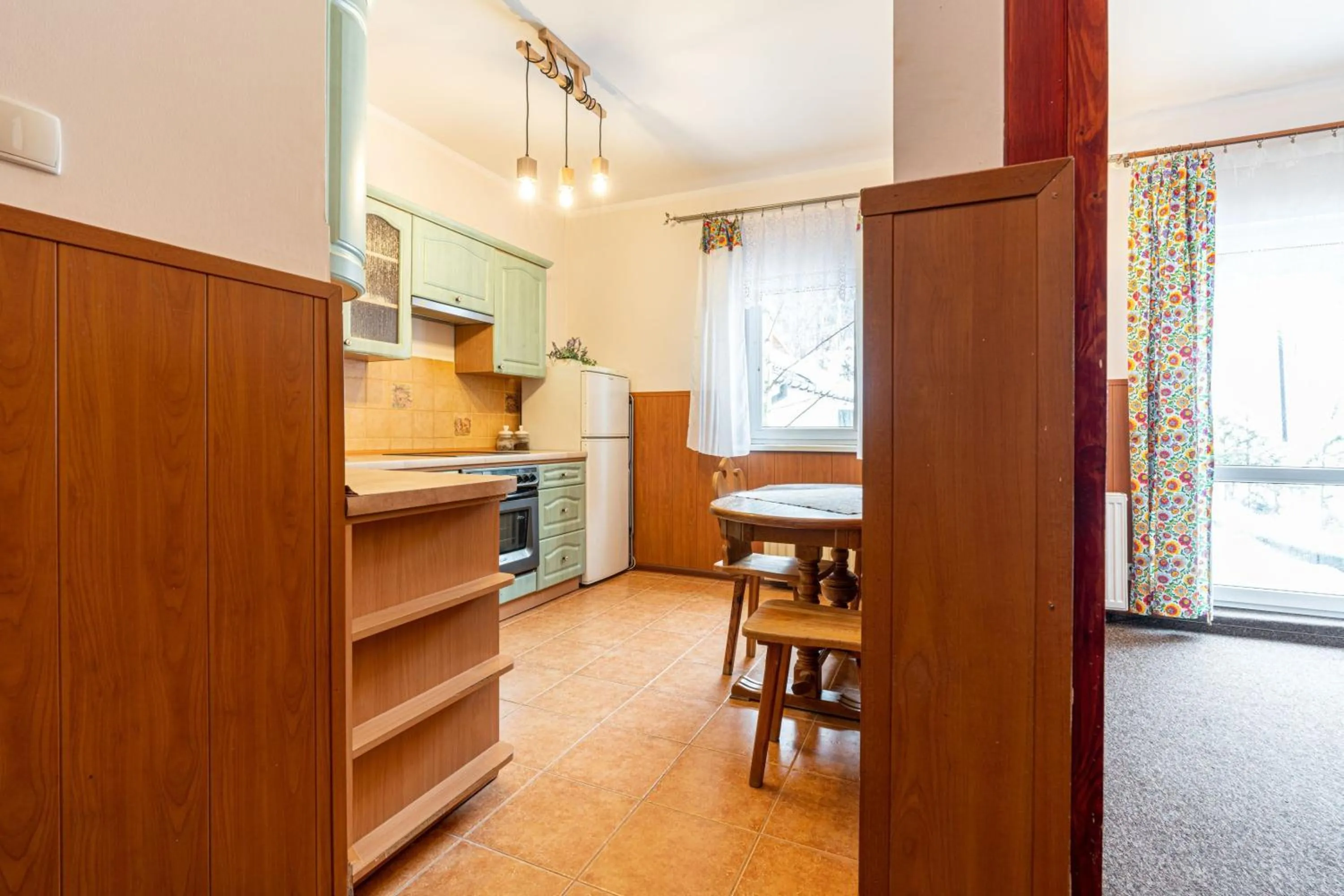 Kitchen or kitchenette in Pensjonat Beskidzki