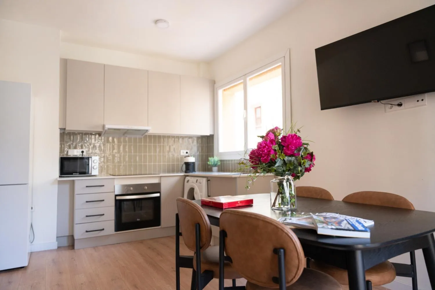Living room in Rambla de Mar Apartments