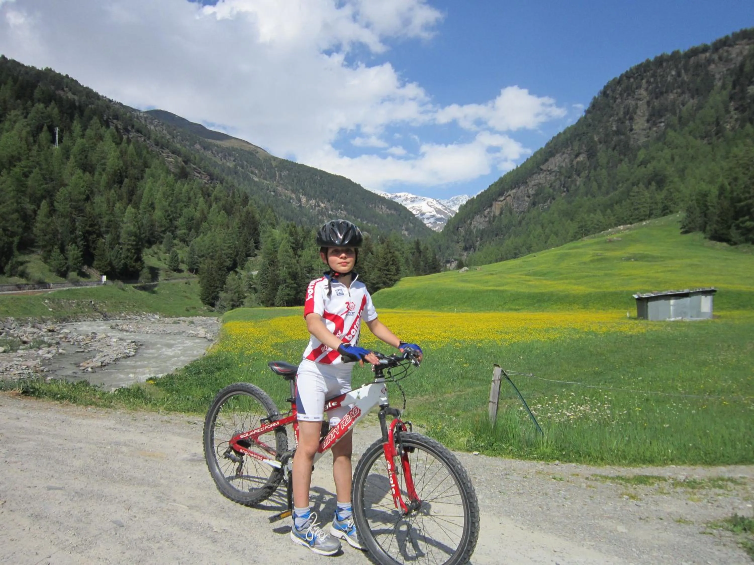 Cycling in Chalet Bucaneve
