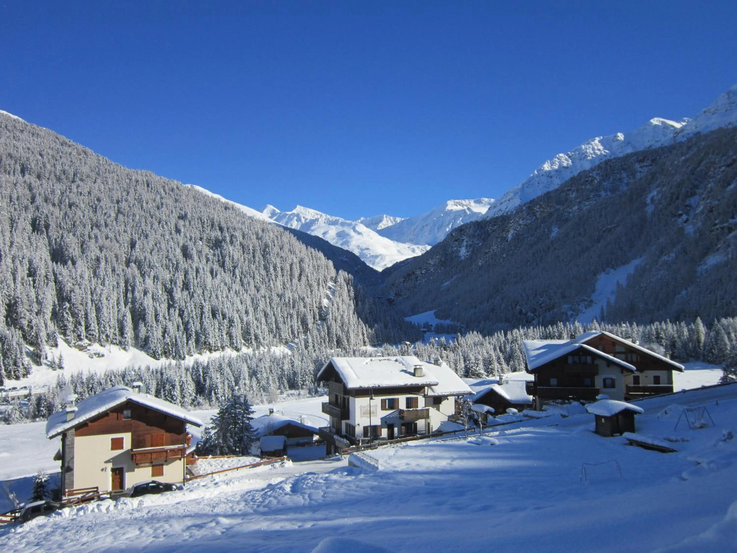 Bird's eye view in Chalet Bucaneve