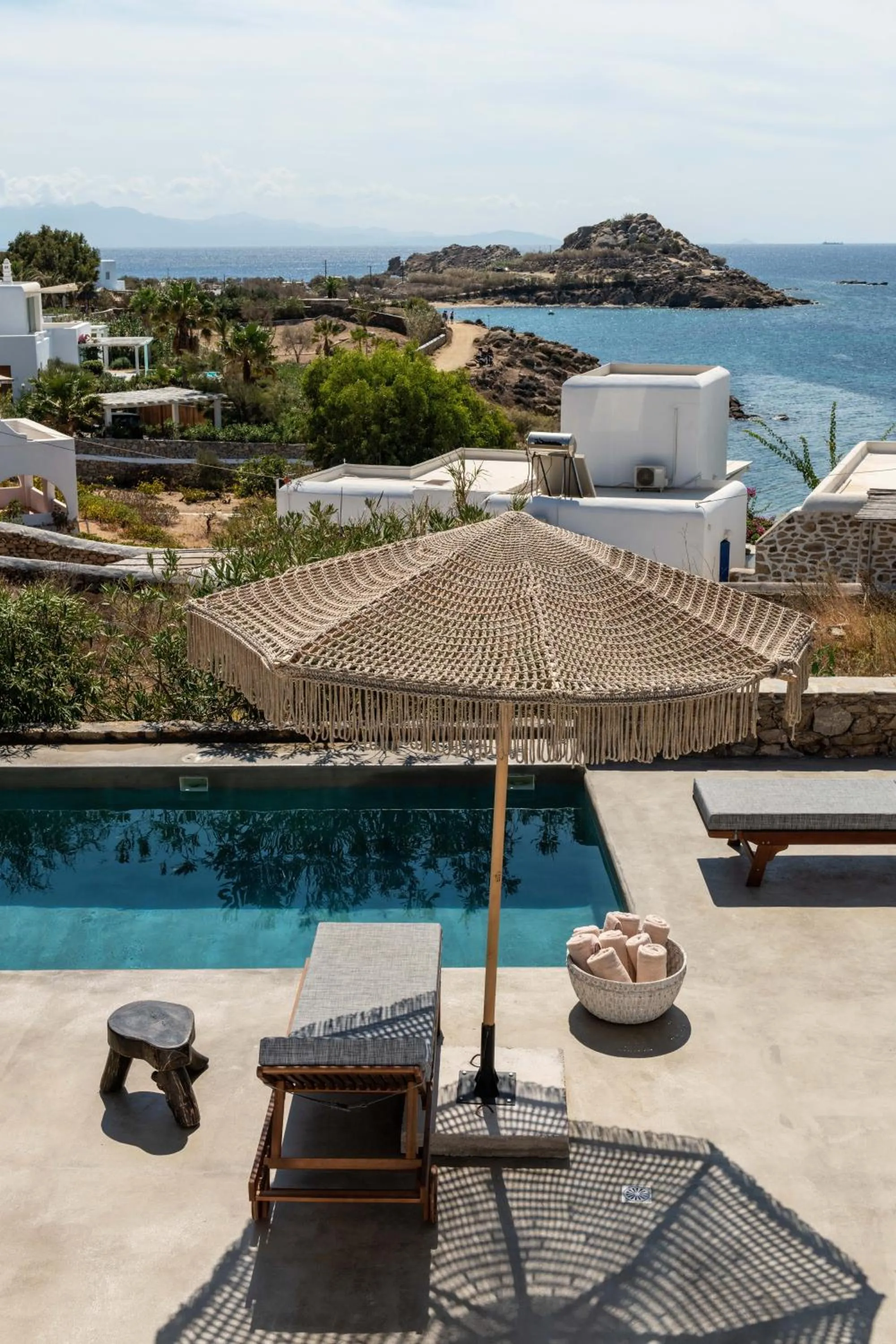 Patio in Trinity Mykonos - Beachfront Villa