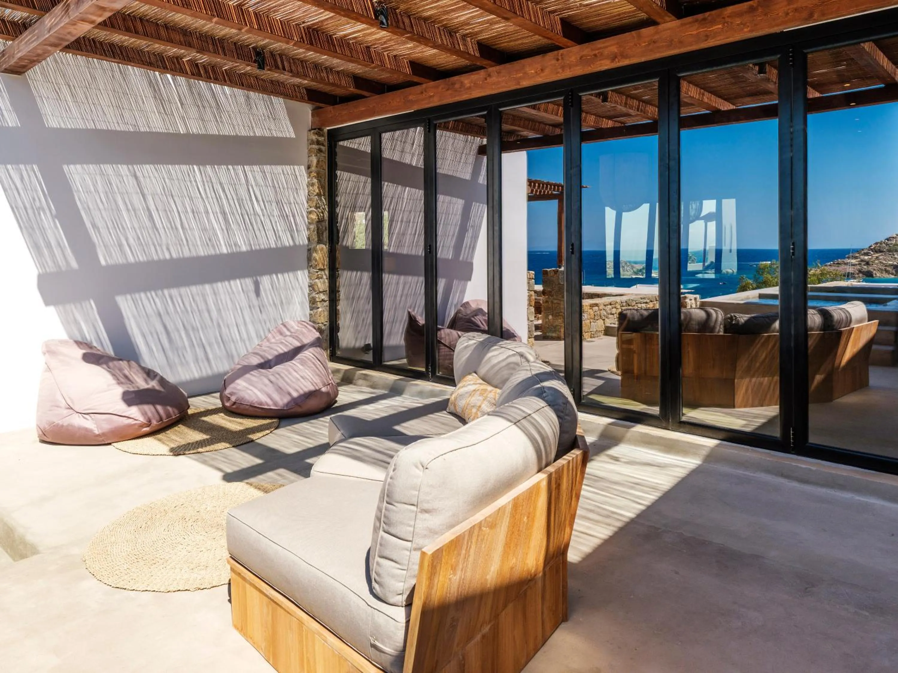 Seating area in Trinity Mykonos - Beachfront Villa