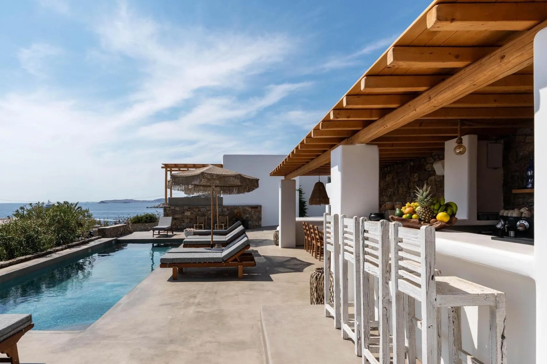 Swimming pool in Trinity Mykonos - Beachfront Villa