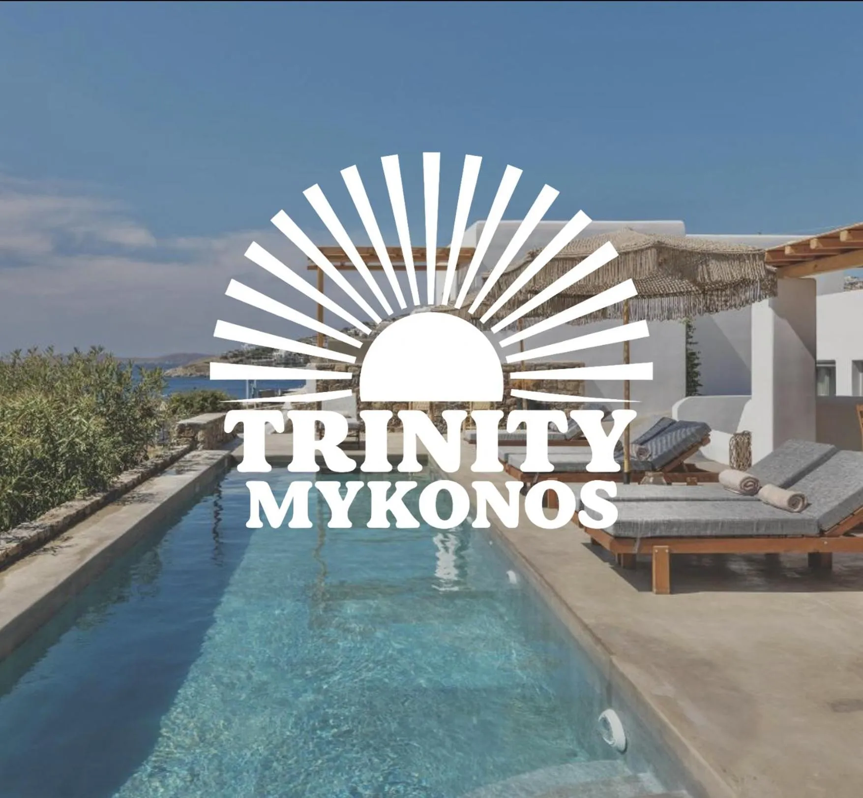 Property logo or sign in Trinity Mykonos - Beachfront Villa