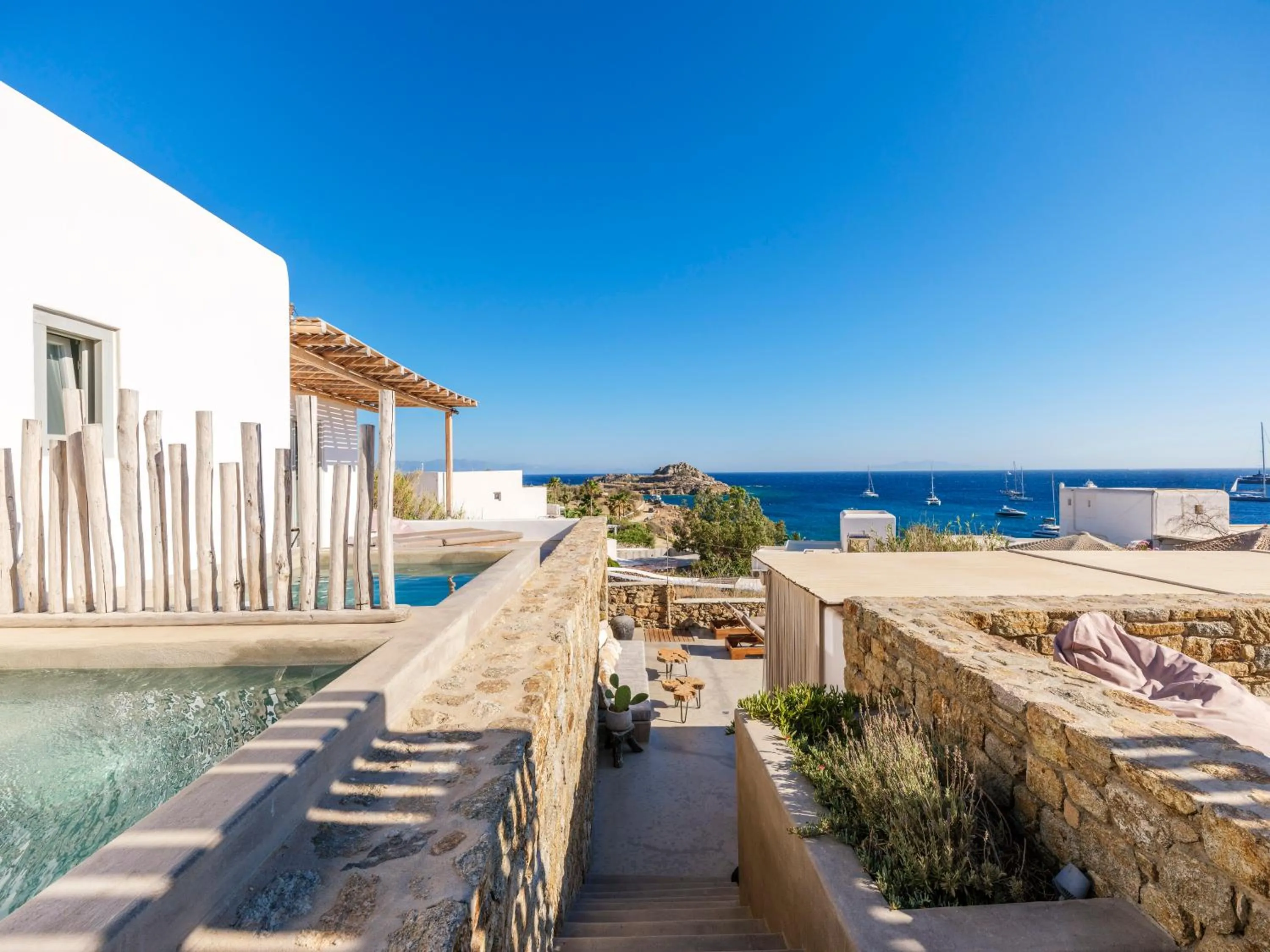 Day in Trinity Mykonos - Beachfront Villa