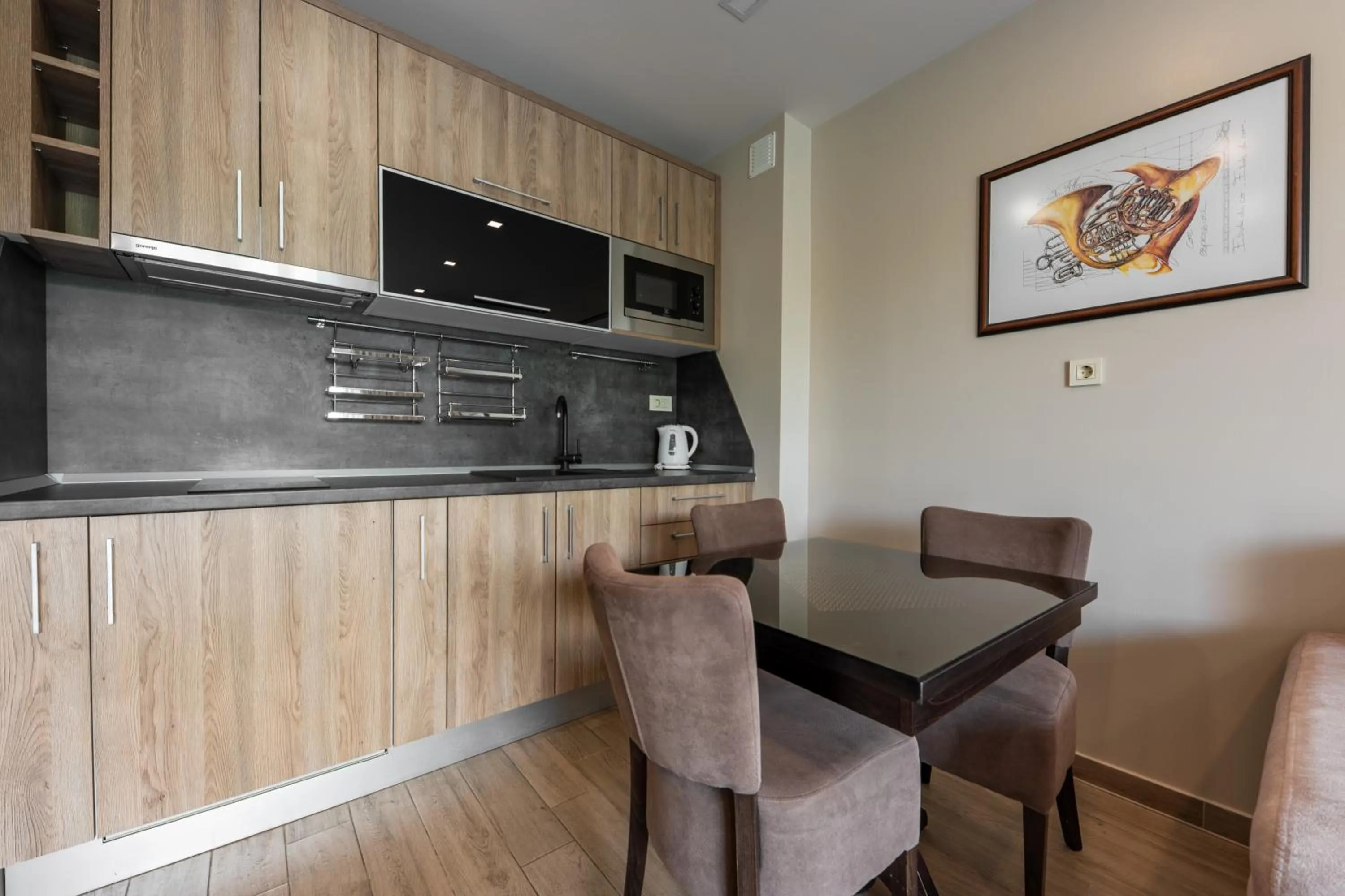 Kitchen or kitchenette in Hotel Central Beach 9