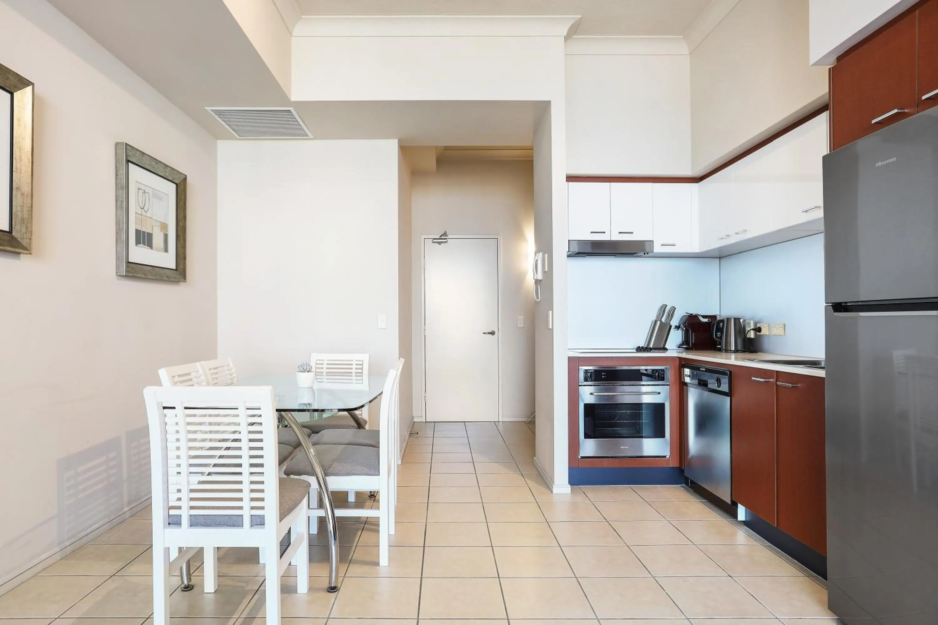 Kitchen or kitchenette in Chevron Renaissance | High Floor Ocean View Apartments by Gold Coast Holidays