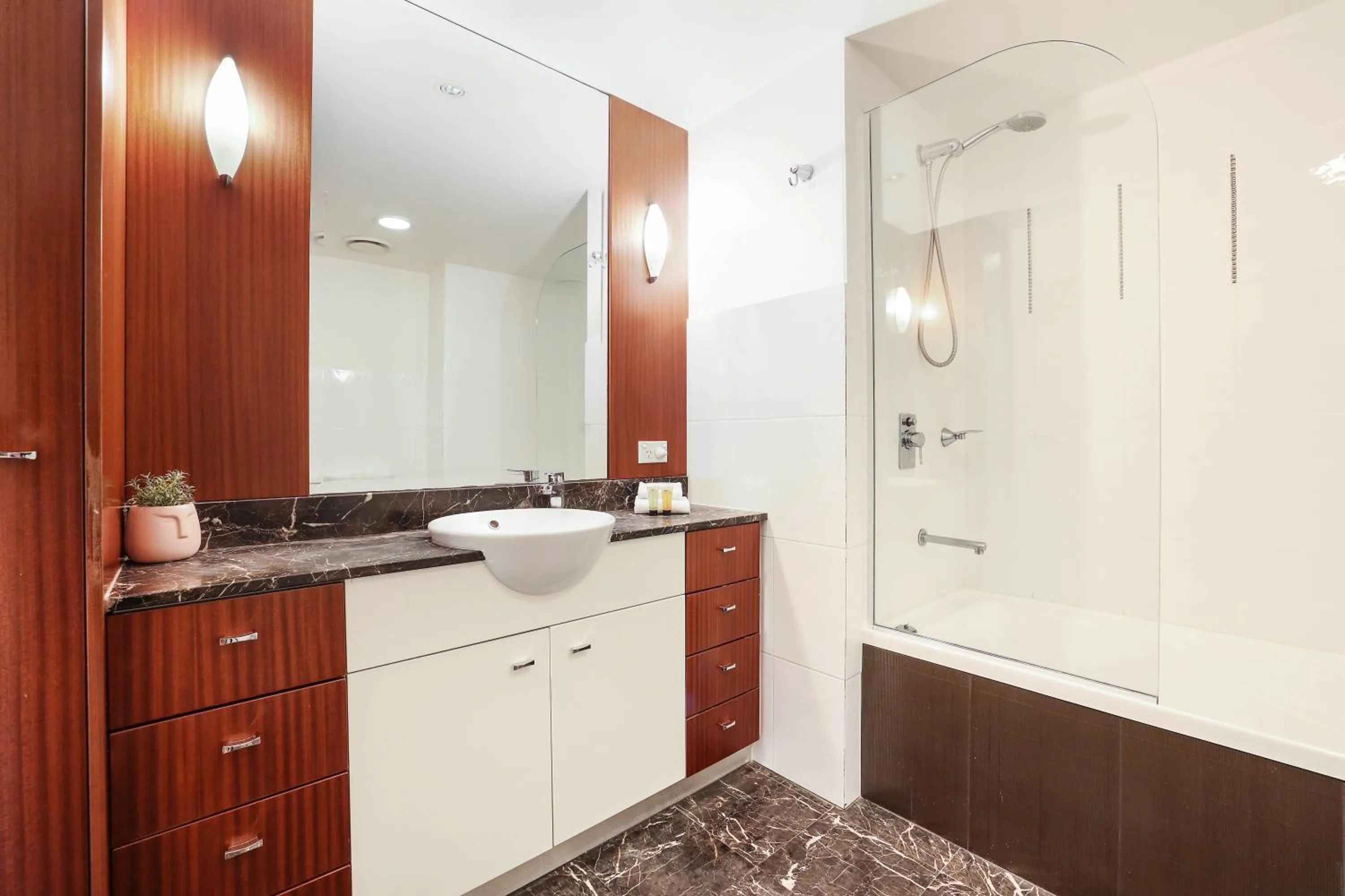 Bathroom in Chevron Renaissance | High Floor Ocean View Apartments by Gold Coast Holidays