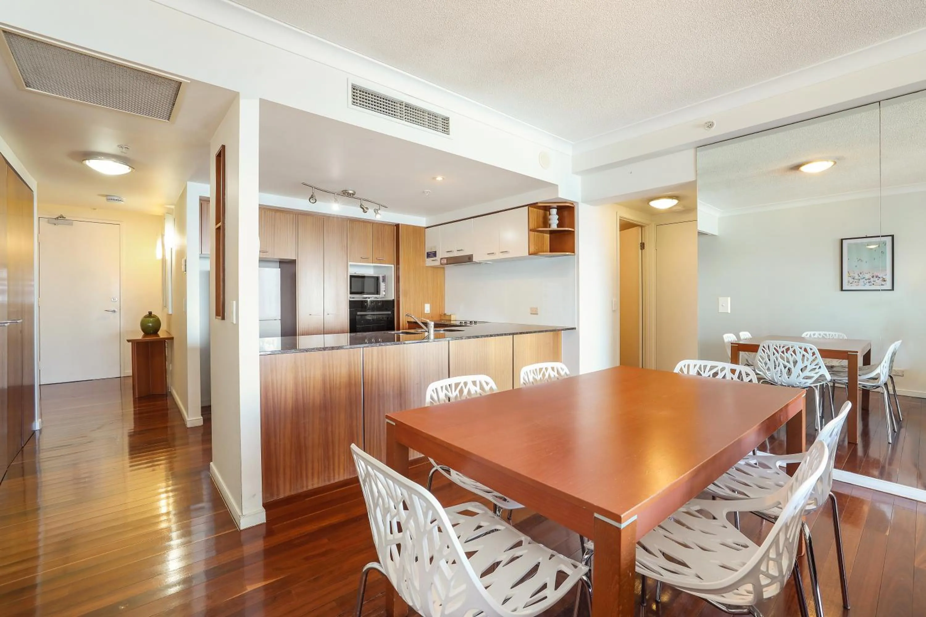 Dining area in Chevron Renaissance | High Floor Ocean View Apartments by Gold Coast Holidays
