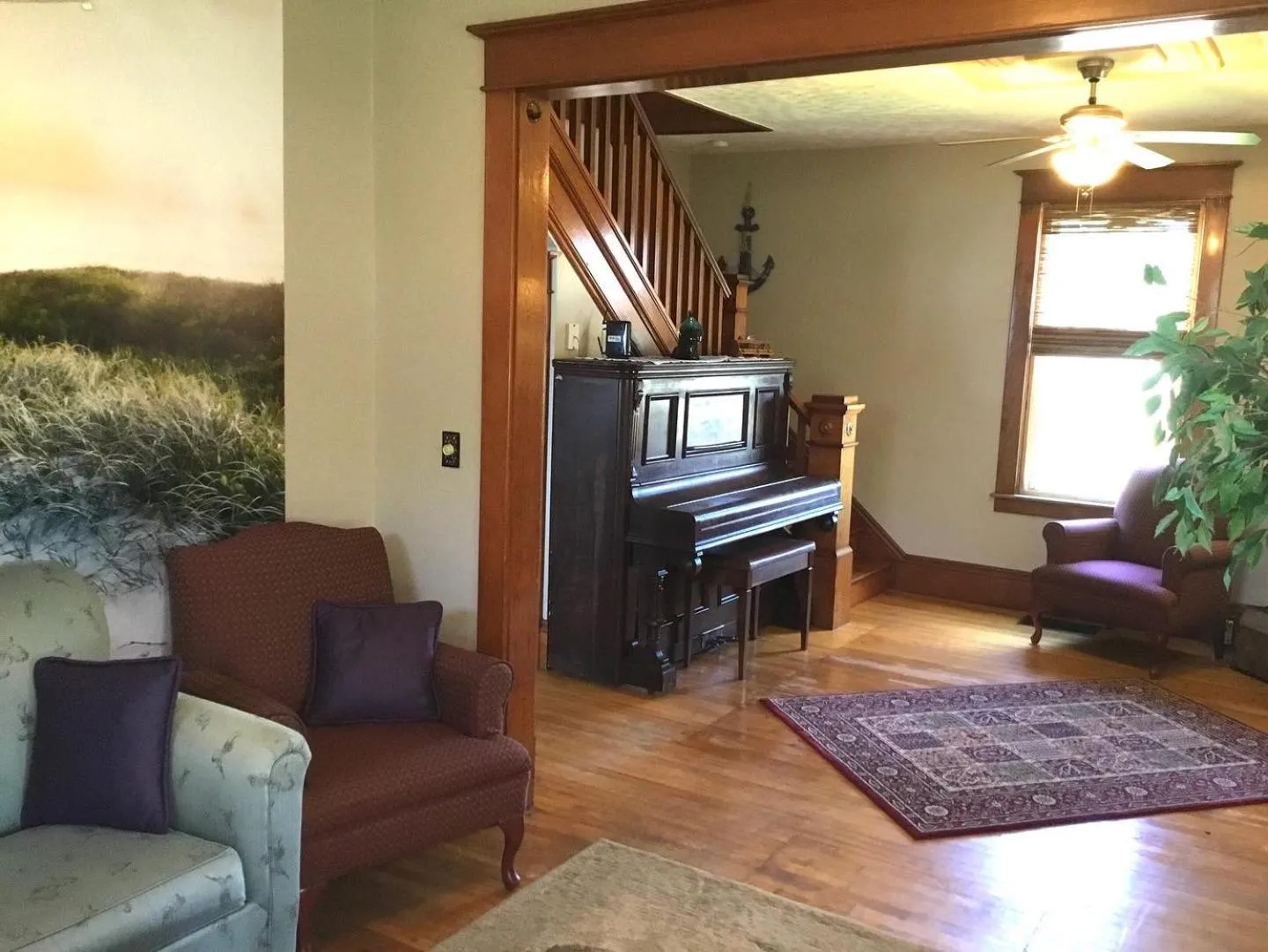 Communal lounge/ TV room in The Coastal Country House in New Brunswick