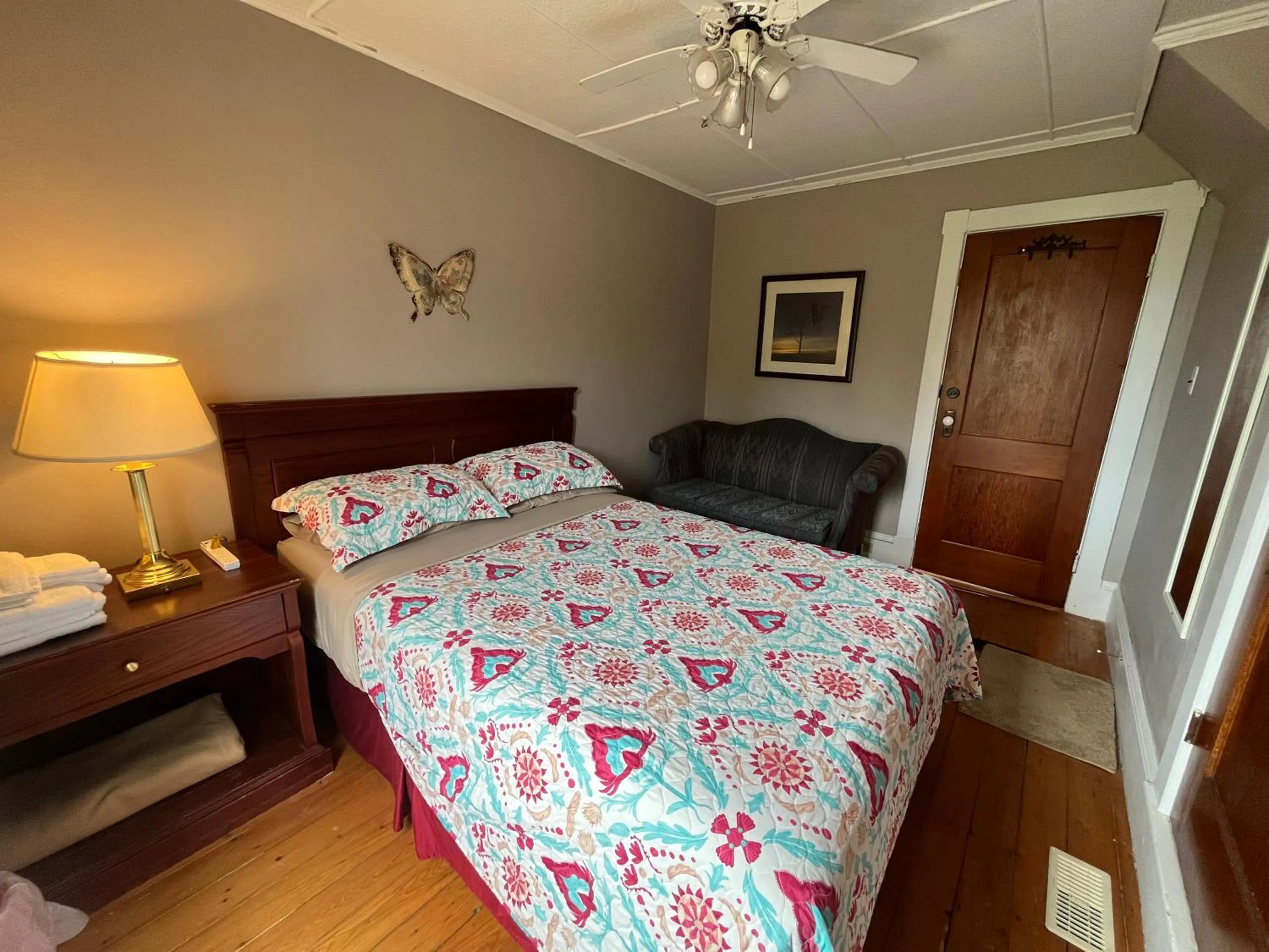 Bedroom, Bed in The Coastal Country House in New Brunswick