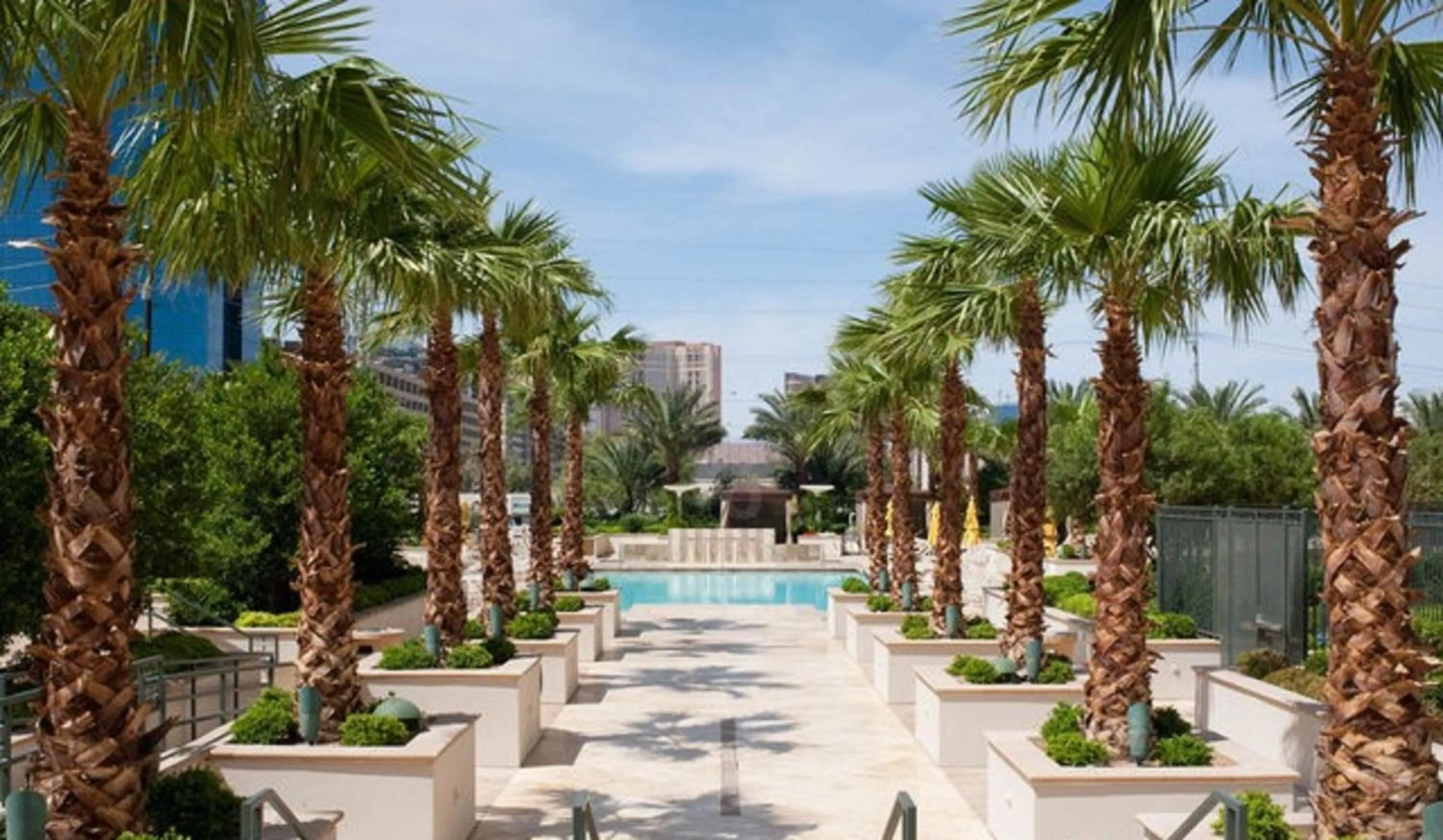 Swimming pool in StripViewSuites at Signature