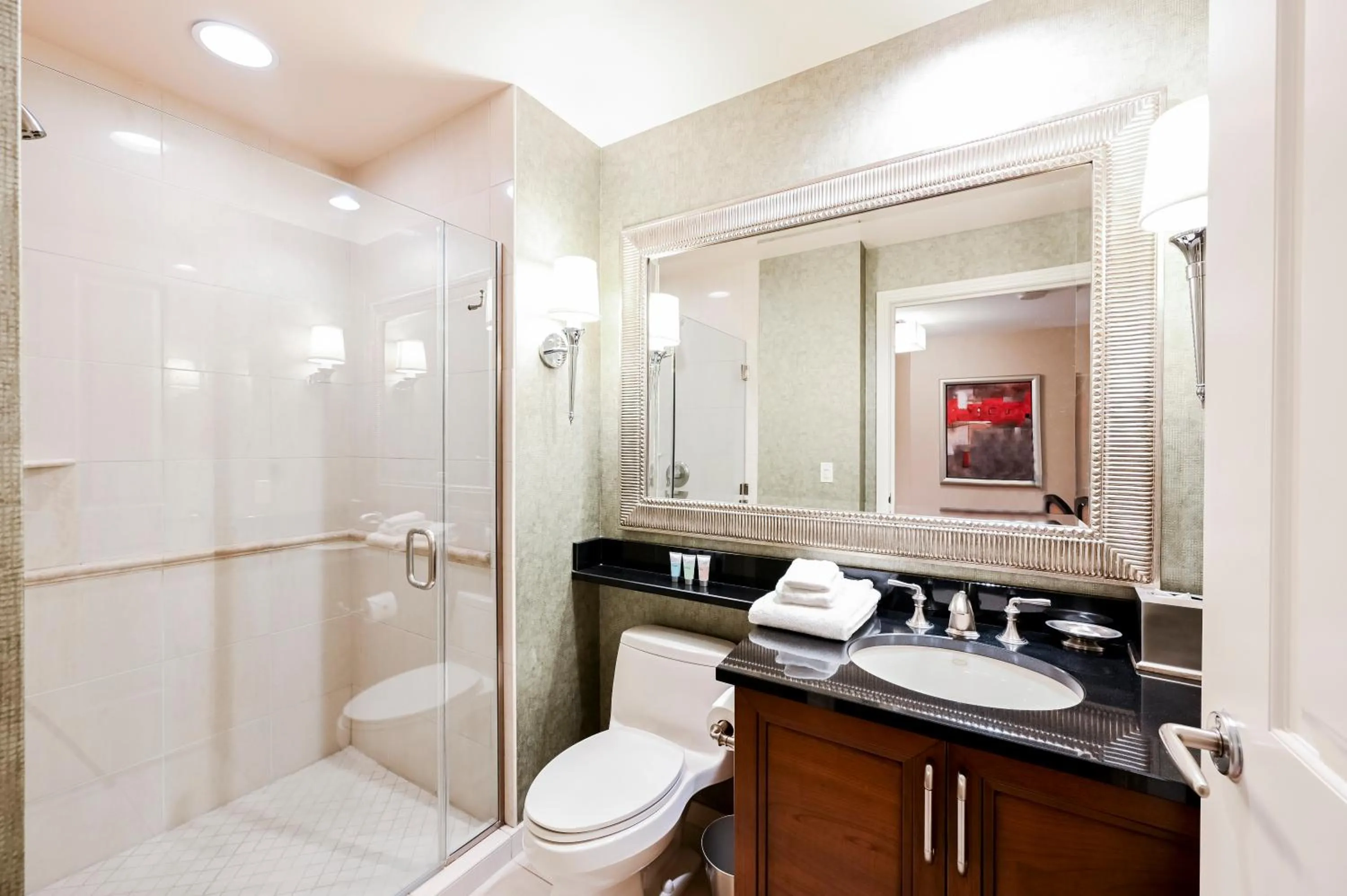 Bathroom in StripViewSuites at Signature