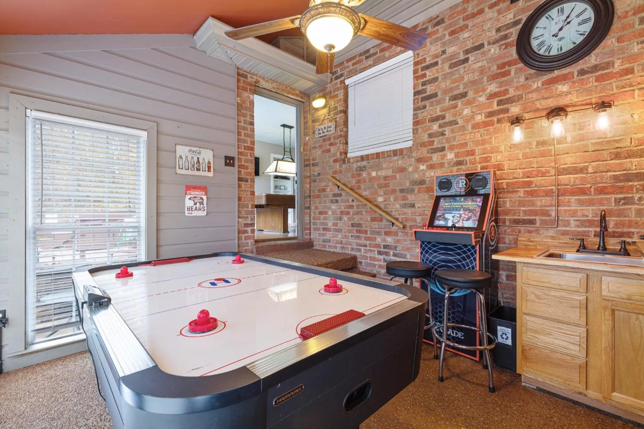 Game Room in Brenda Lee History 4BR Retreat Pool Hot Tub