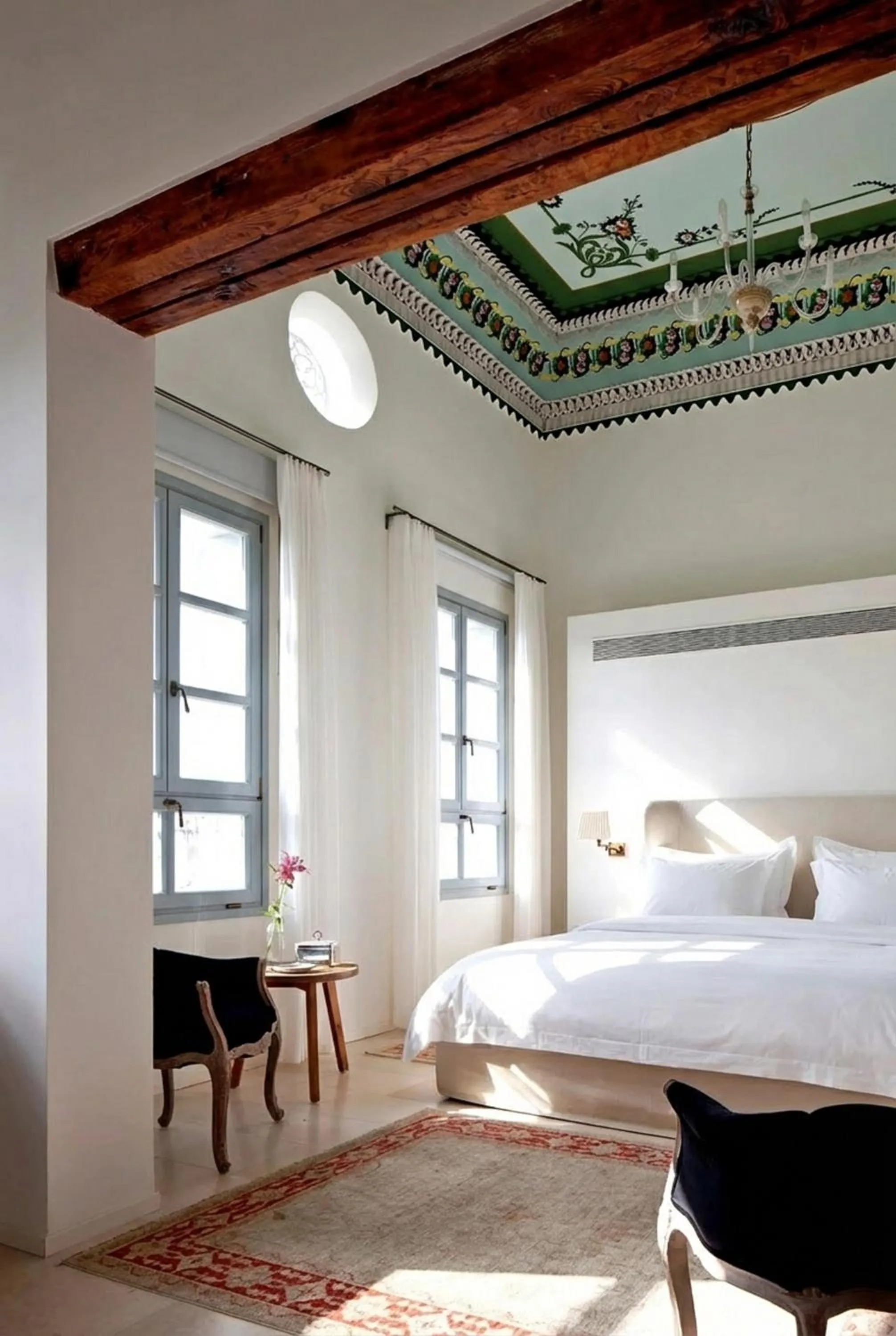 Bed in The Efendi Hotel Akko